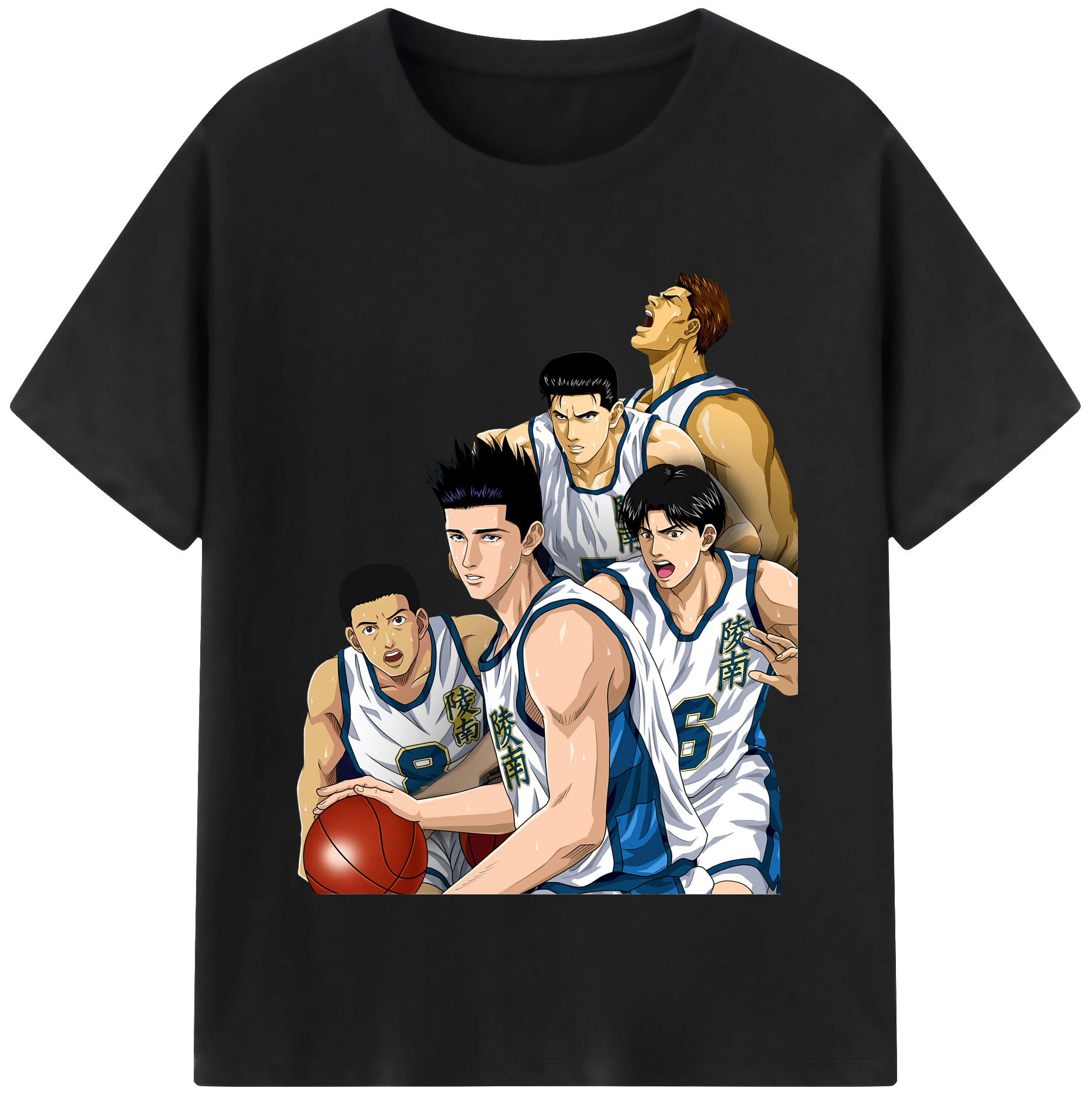 （画像用） SLAM DUNK／スラムダンク レディースカジュアルプリントTシャツ（綿100％）