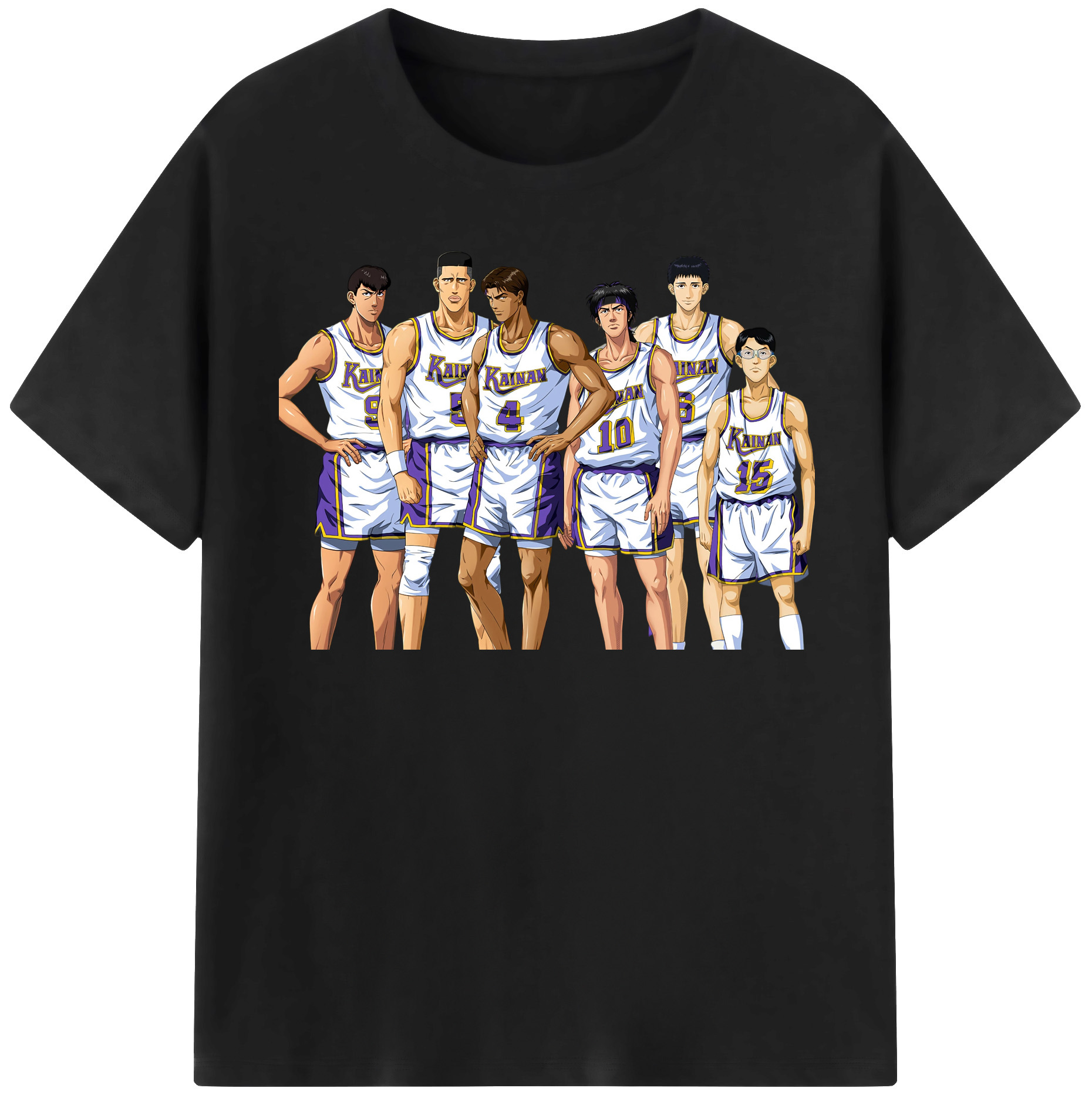 （画像用） SLAM DUNK／スラムダンク レディースカジュアルプリントTシャツ（綿100％）