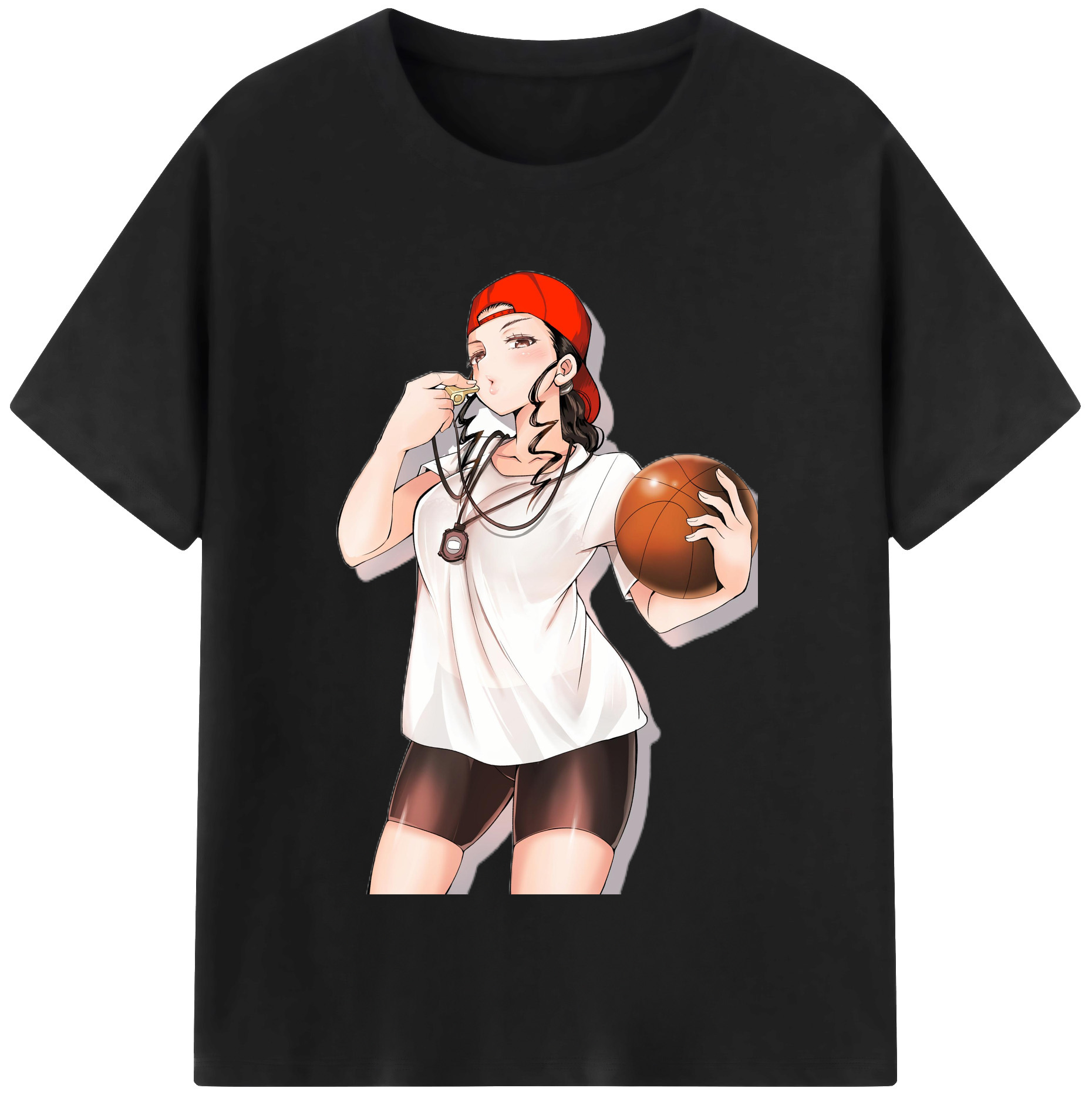 （画像用） SLAM DUNK／スラムダンク レディースカジュアルプリントTシャツ（綿100％）