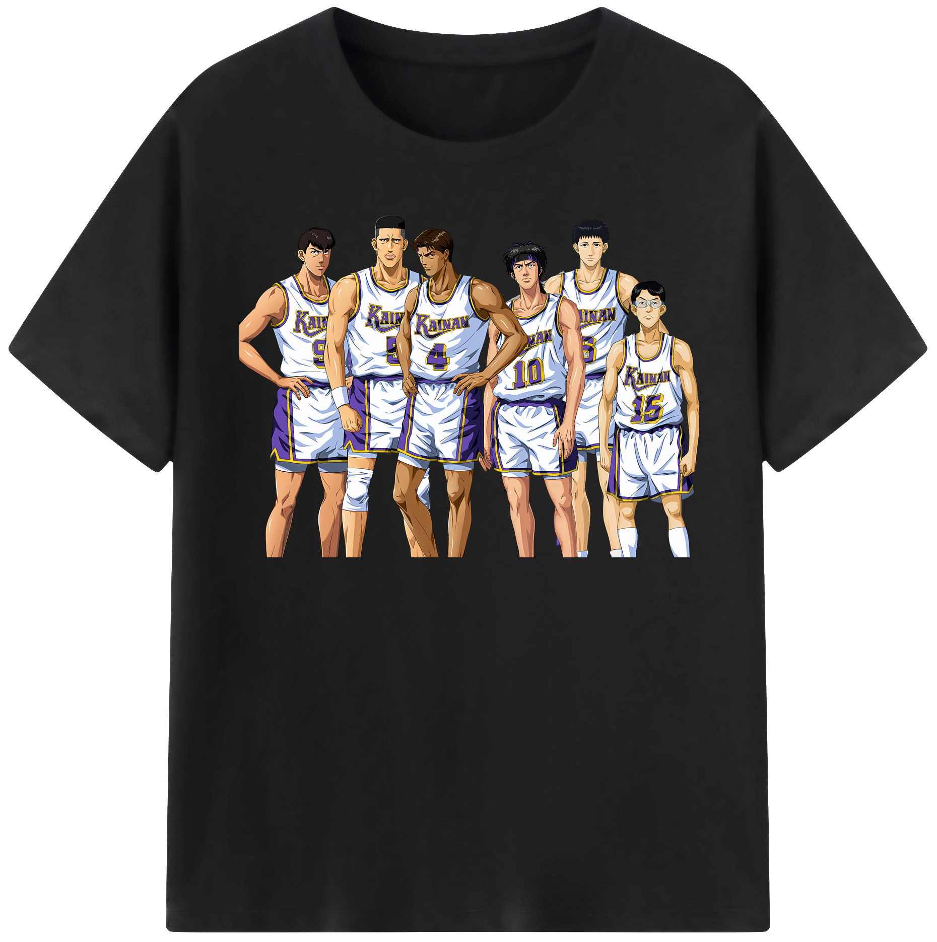 （画像用） SLAM DUNK／スラムダンク レディースカジュアルプリントTシャツ（綿100％）