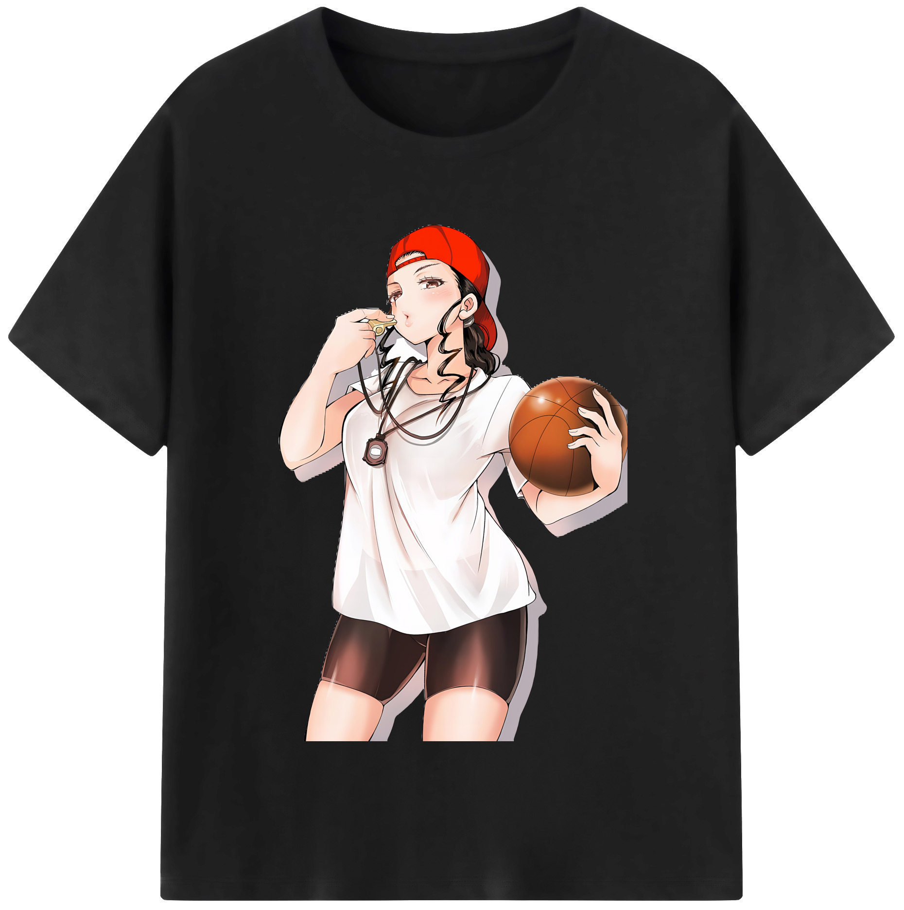 （画像用） SLAM DUNK／スラムダンク レディースカジュアルプリントTシャツ（綿100％）