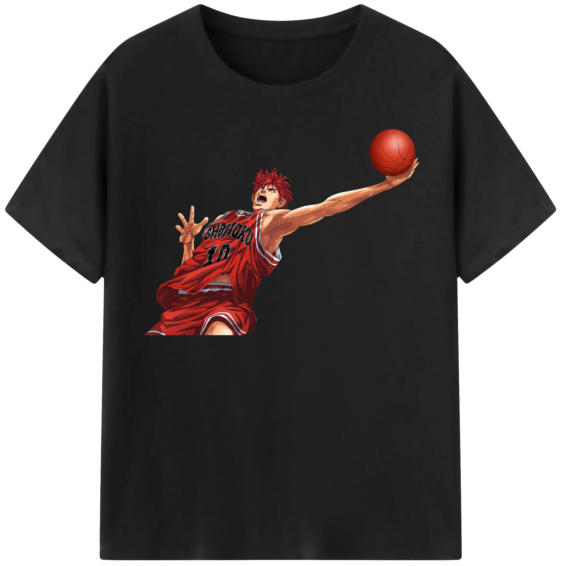 （画像用） SLAM DUNK／スラムダンク レディースカジュアルプリントTシャツ（綿100％）