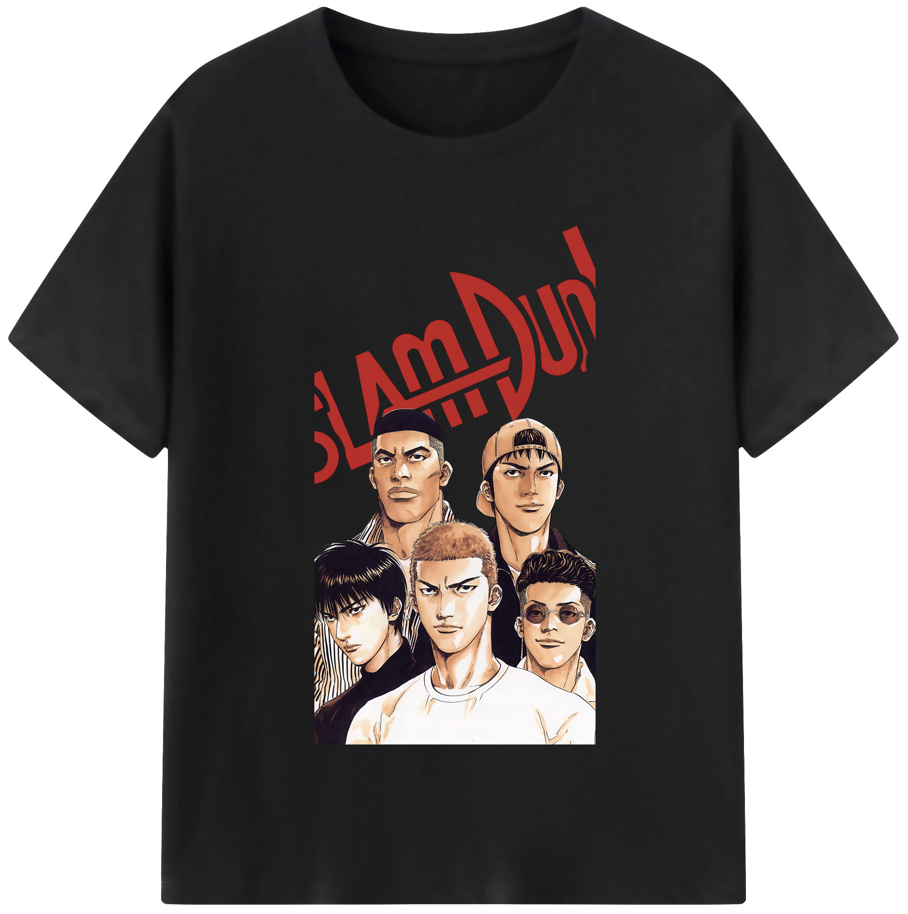 （画像用） SLAM DUNK／スラムダンク レディースカジュアルプリントTシャツ（綿100％）