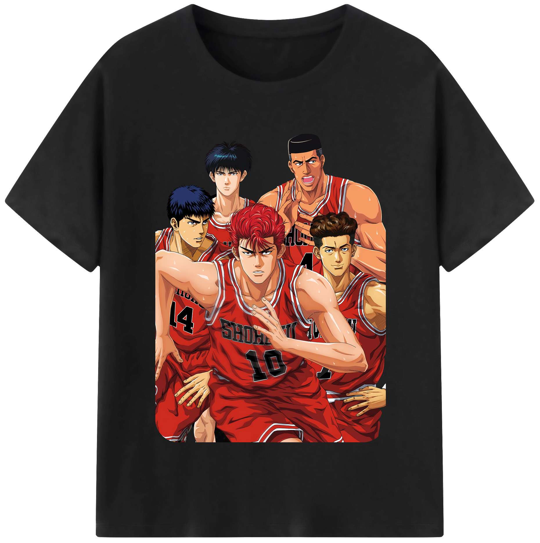（画像用） SLAM DUNK／スラムダンク レディースカジュアルプリントTシャツ（綿100％）