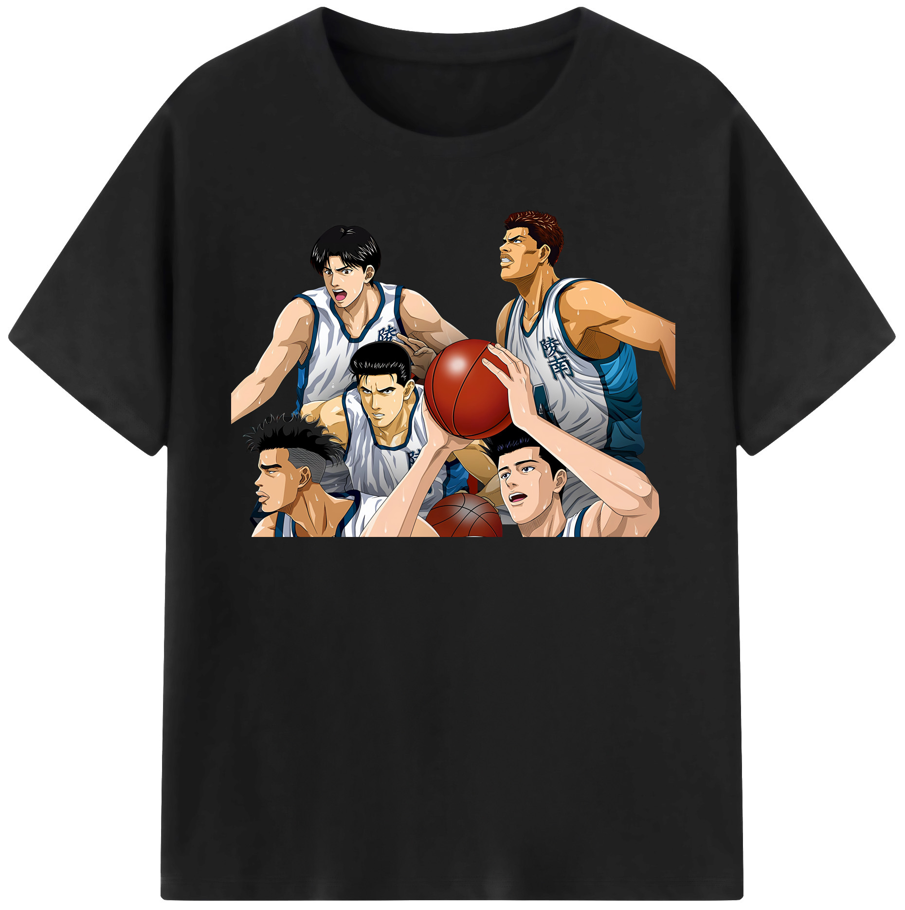 （画像用） SLAM DUNK／スラムダンク レディースカジュアルプリントTシャツ（綿100％）