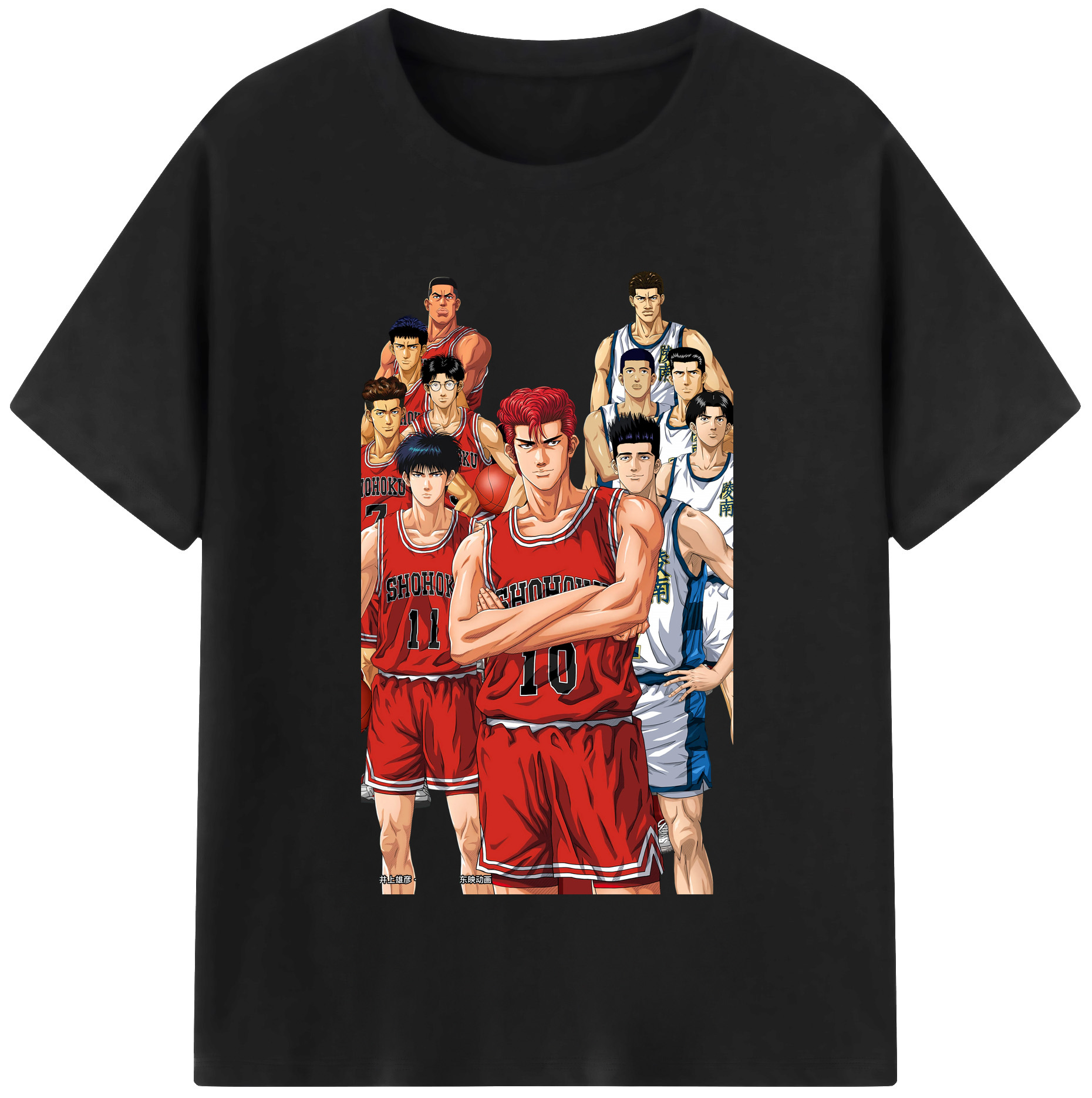 （画像用） SLAM DUNK／スラムダンク レディースカジュアルプリントTシャツ（綿100％）