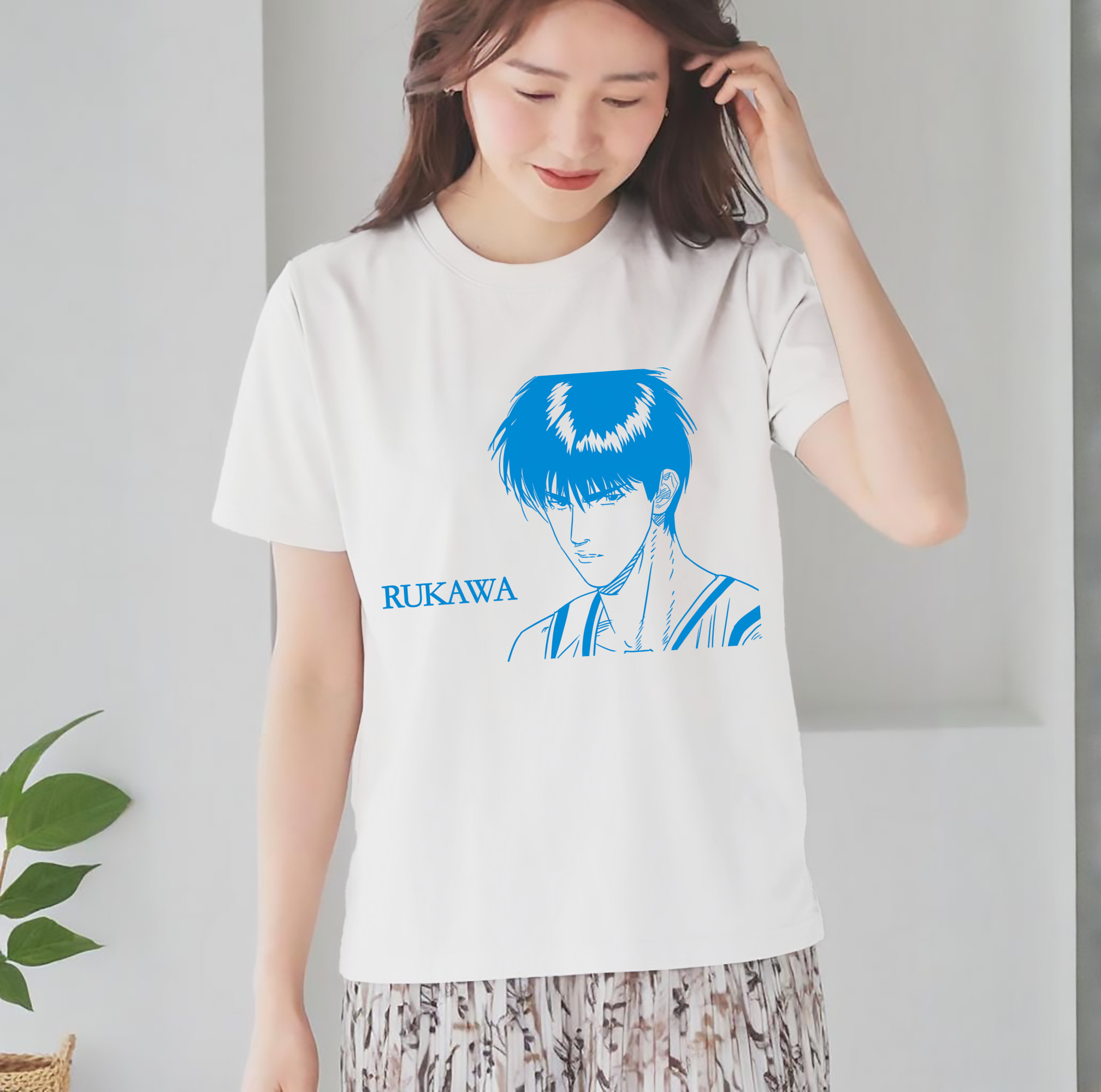 SLAM DUNK／スラムダンク レディースカジュアルプリントTシャツ（綿100％）
