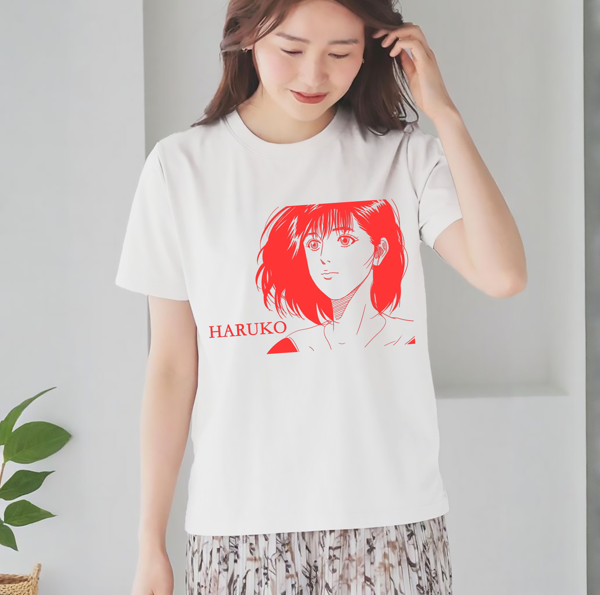 SLAM DUNK／スラムダンク レディースカジュアルプリントTシャツ（綿100％）