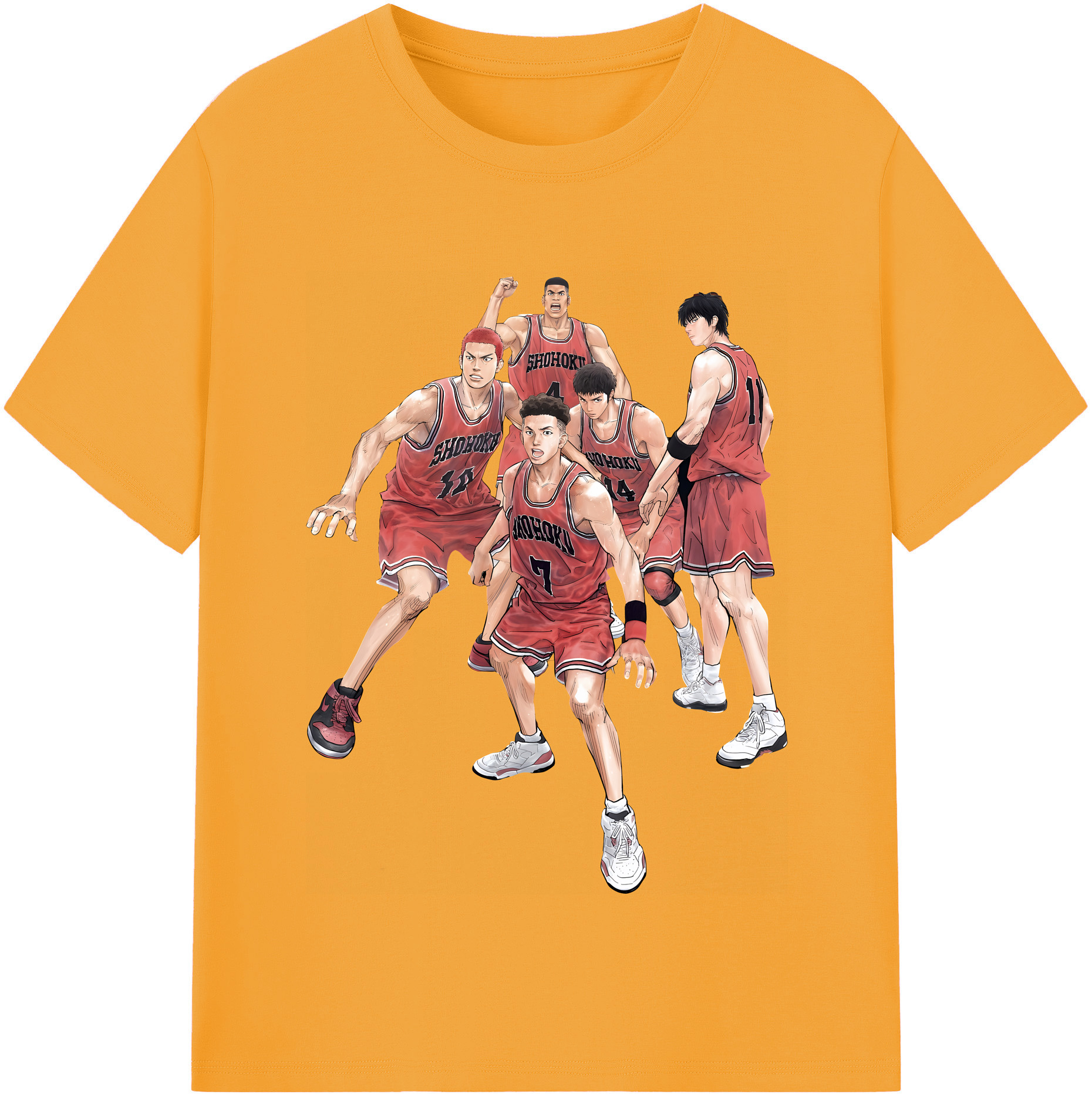 （画像用） SLAM DUNK／スラムダンク レディースカジュアルプリントTシャツ（綿100％）