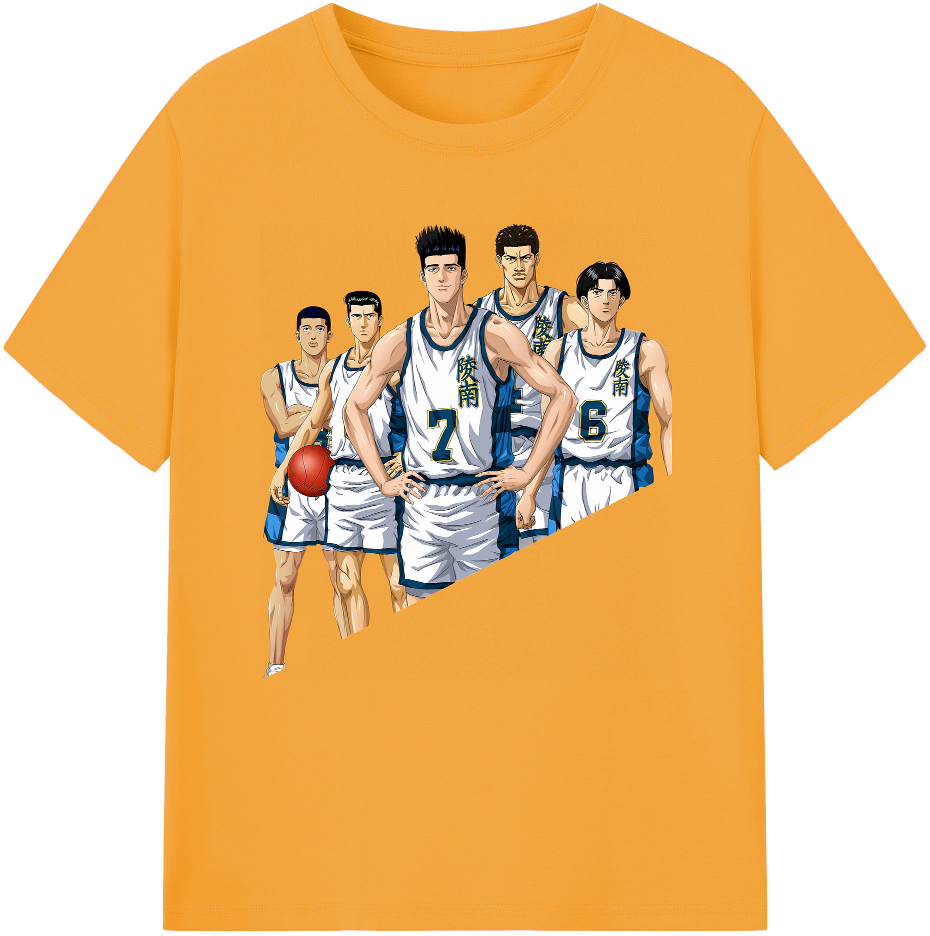 （画像用） SLAM DUNK／スラムダンク レディースカジュアルプリントTシャツ（綿100％）
