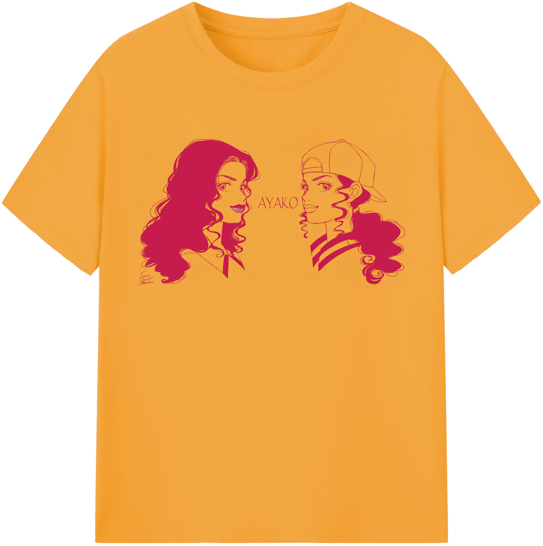 （画像用） SLAM DUNK／スラムダンク レディースカジュアルプリントTシャツ（綿100％）