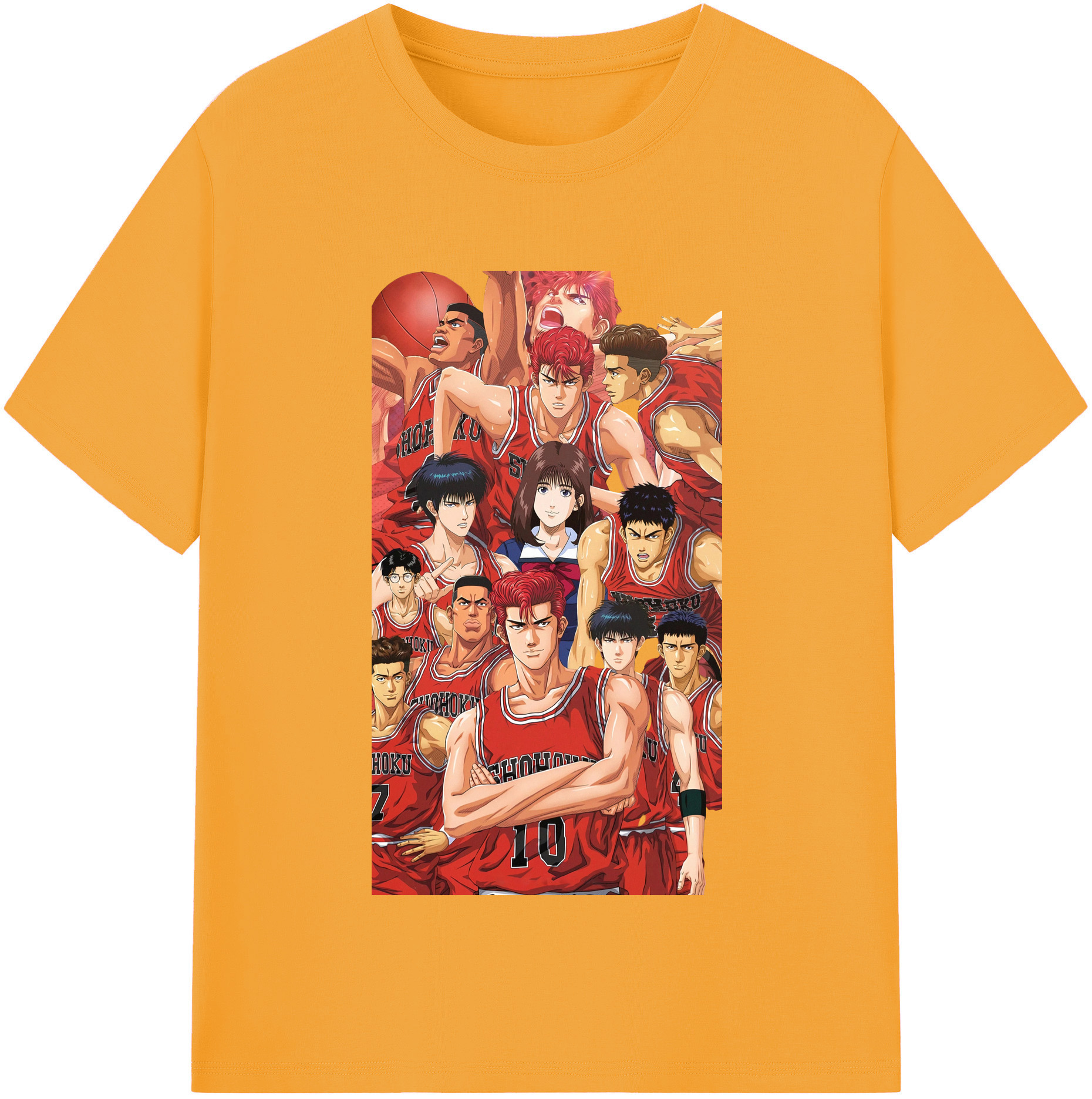 （画像用） SLAM DUNK／スラムダンク レディースカジュアルプリントTシャツ（綿100％）
