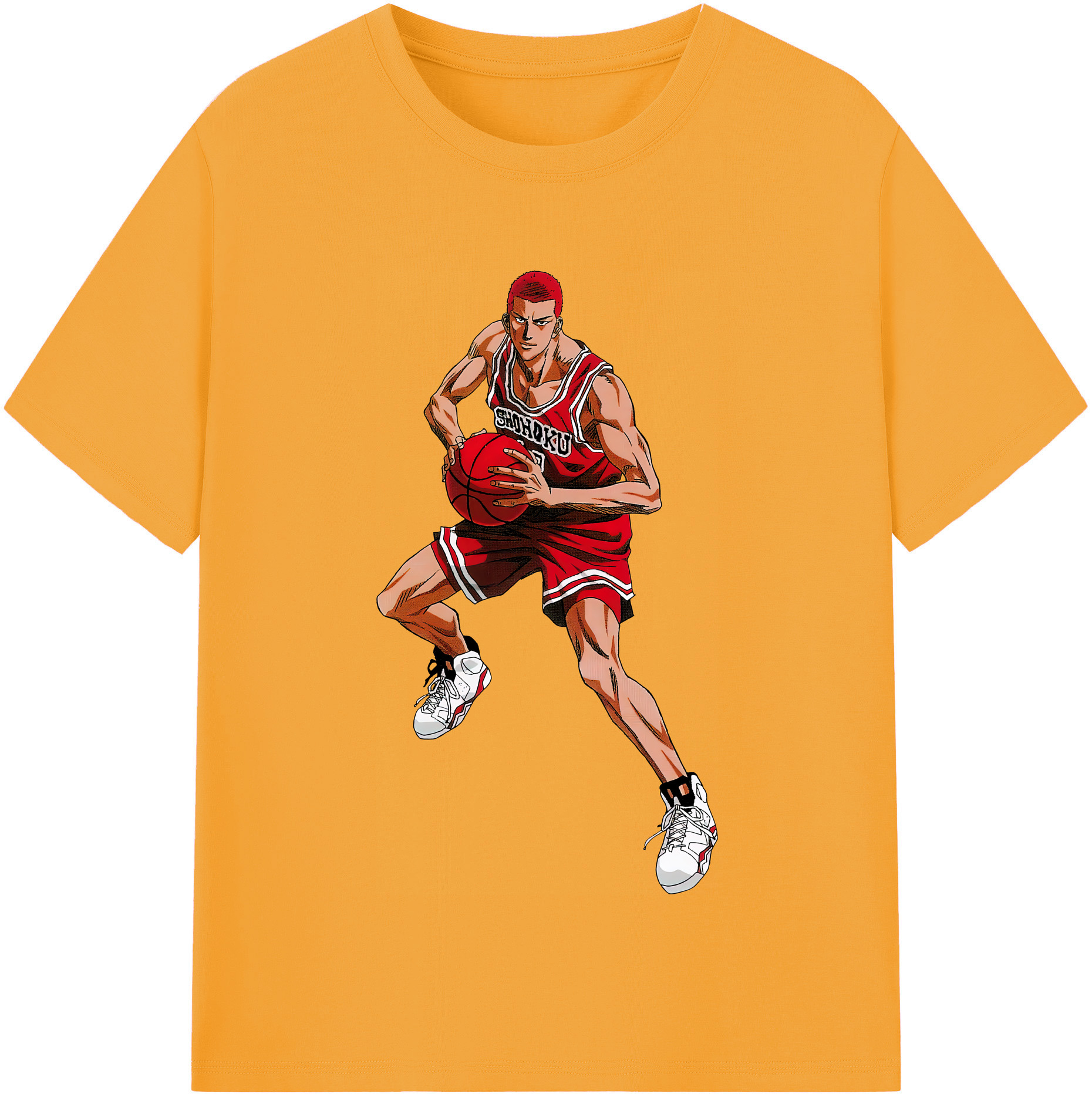 （画像用） SLAM DUNK／スラムダンク レディースカジュアルプリントTシャツ（綿100％）
