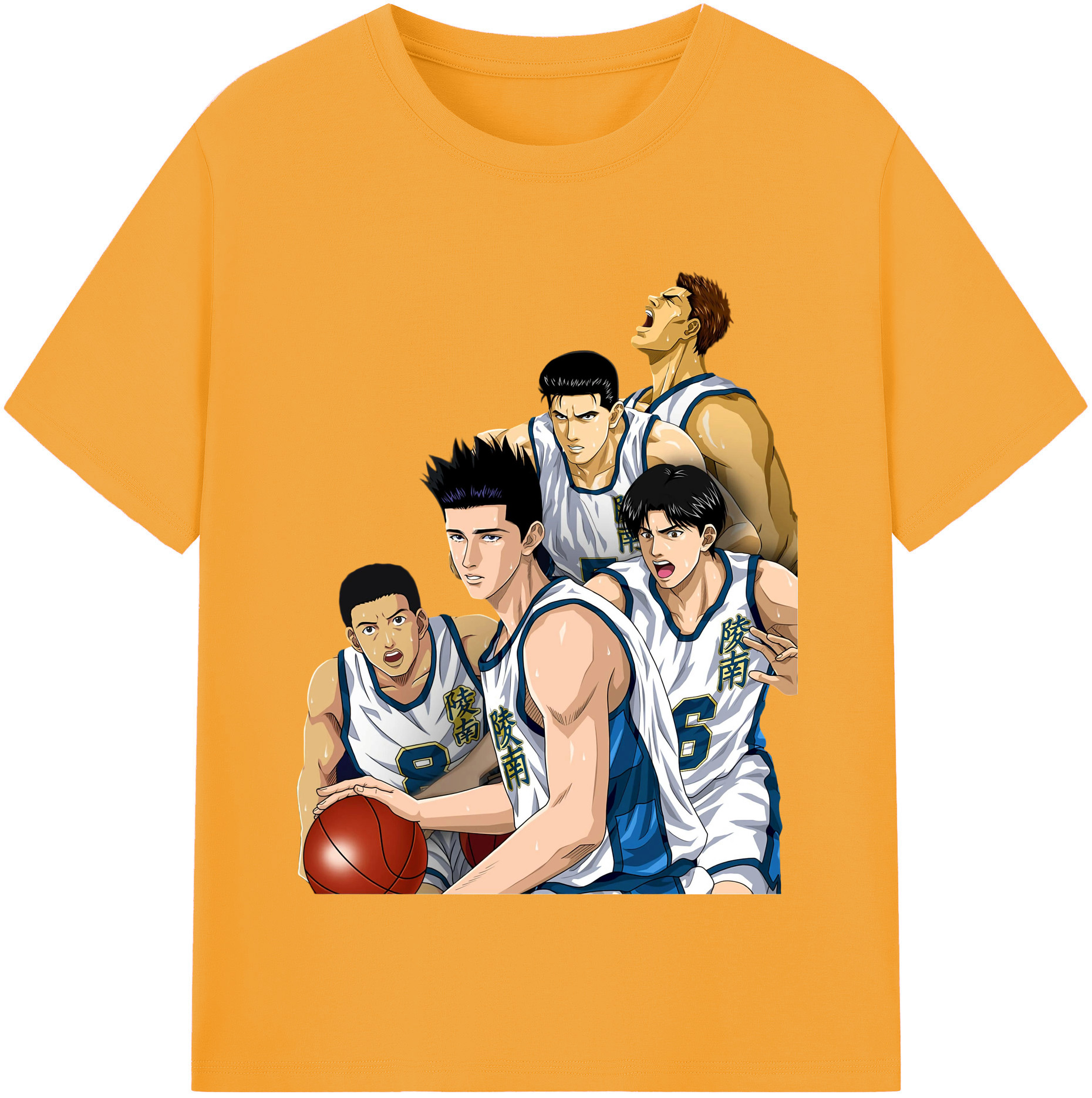 （画像用） SLAM DUNK／スラムダンク レディースカジュアルプリントTシャツ（綿100％）