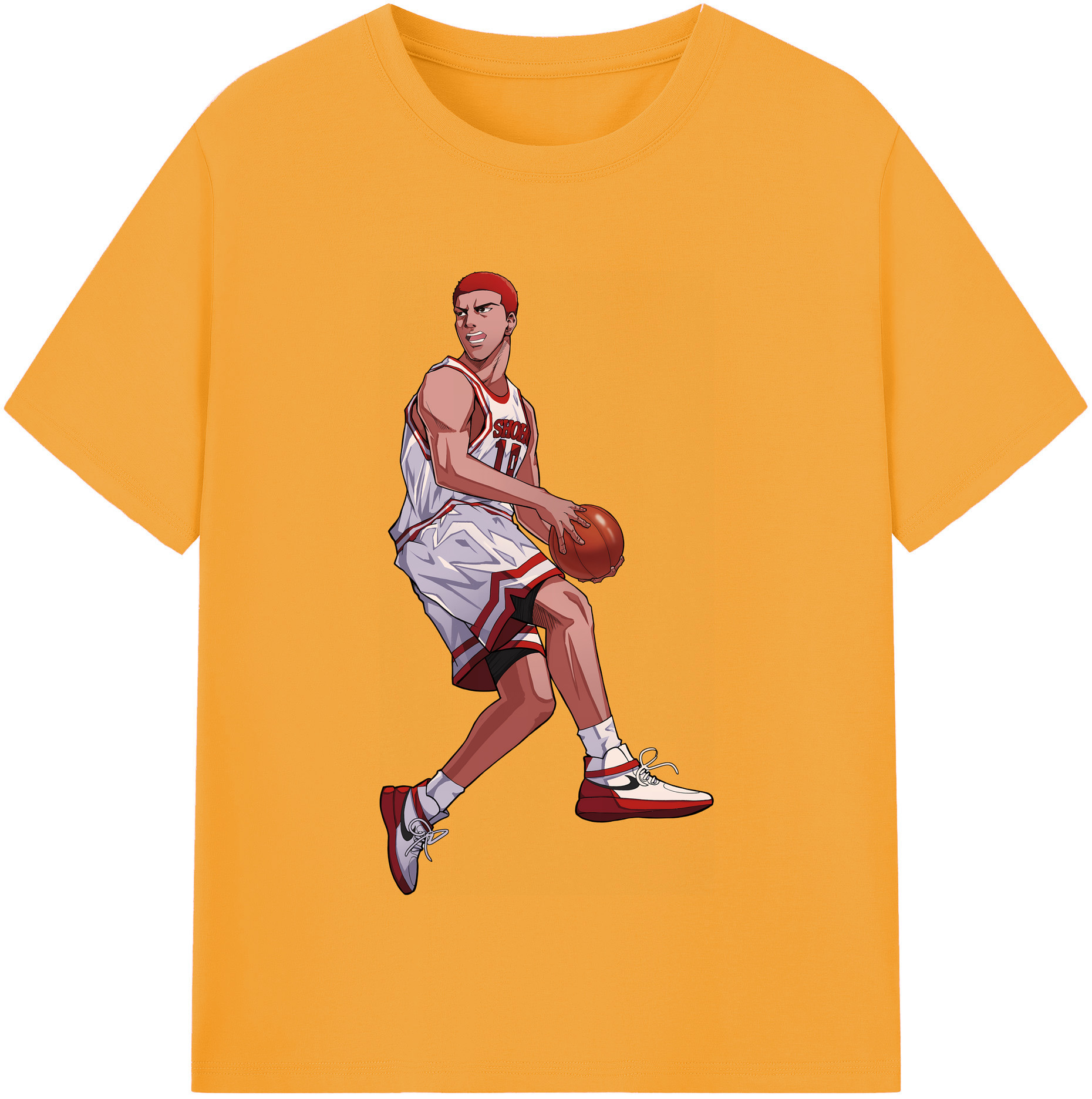 （画像用） SLAM DUNK／スラムダンク レディースカジュアルプリントTシャツ（綿100％）
