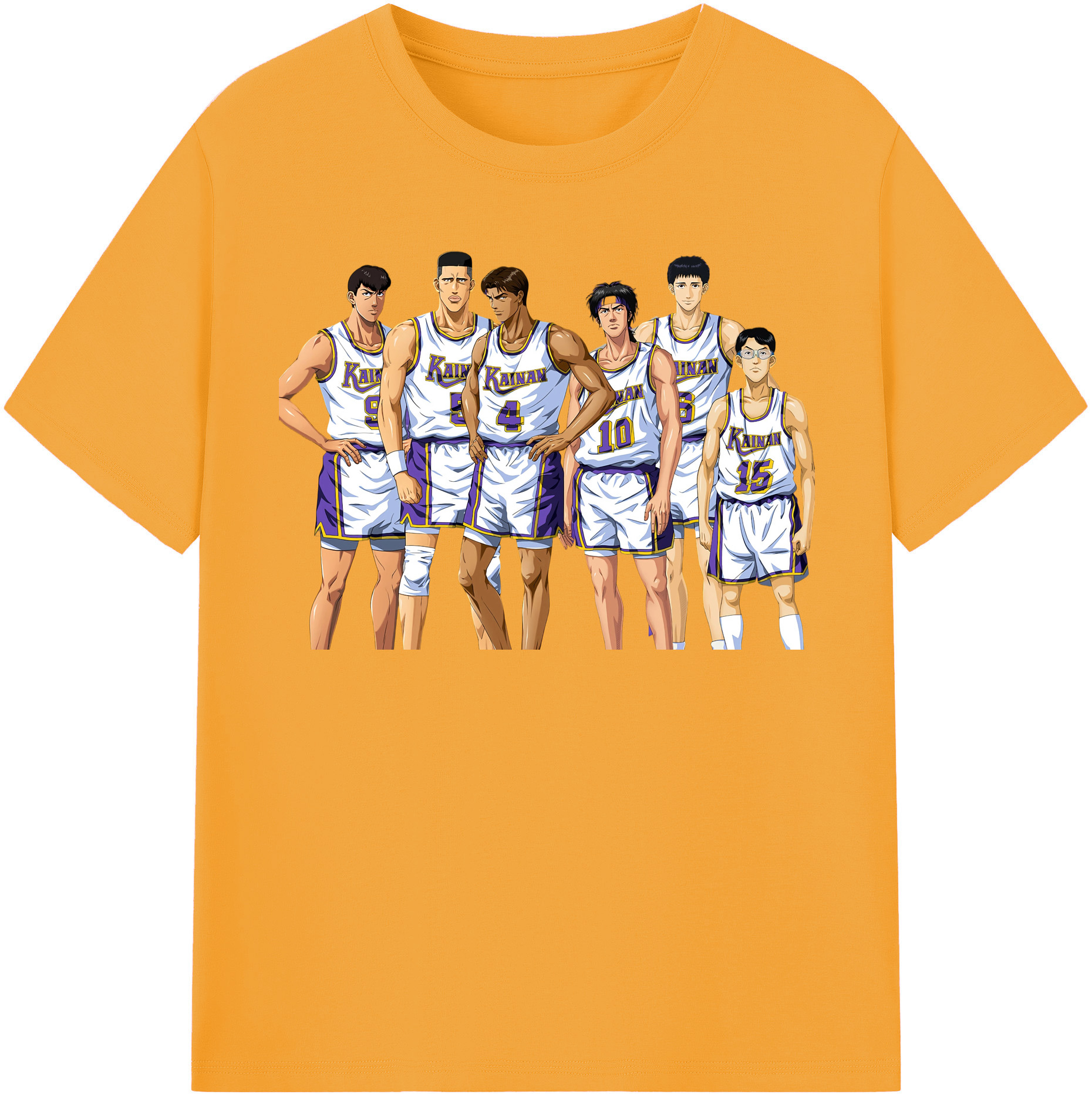 （画像用） SLAM DUNK／スラムダンク レディースカジュアルプリントTシャツ（綿100％）