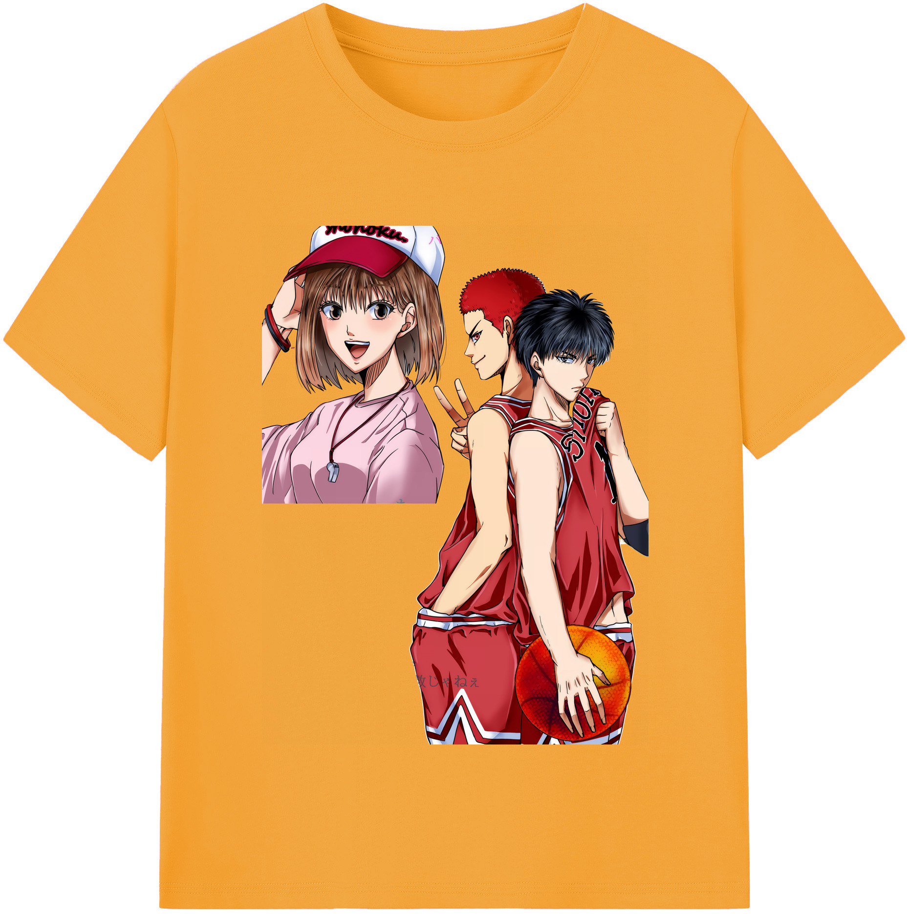 （画像用） SLAM DUNK／スラムダンク レディースカジュアルプリントTシャツ（綿100％）