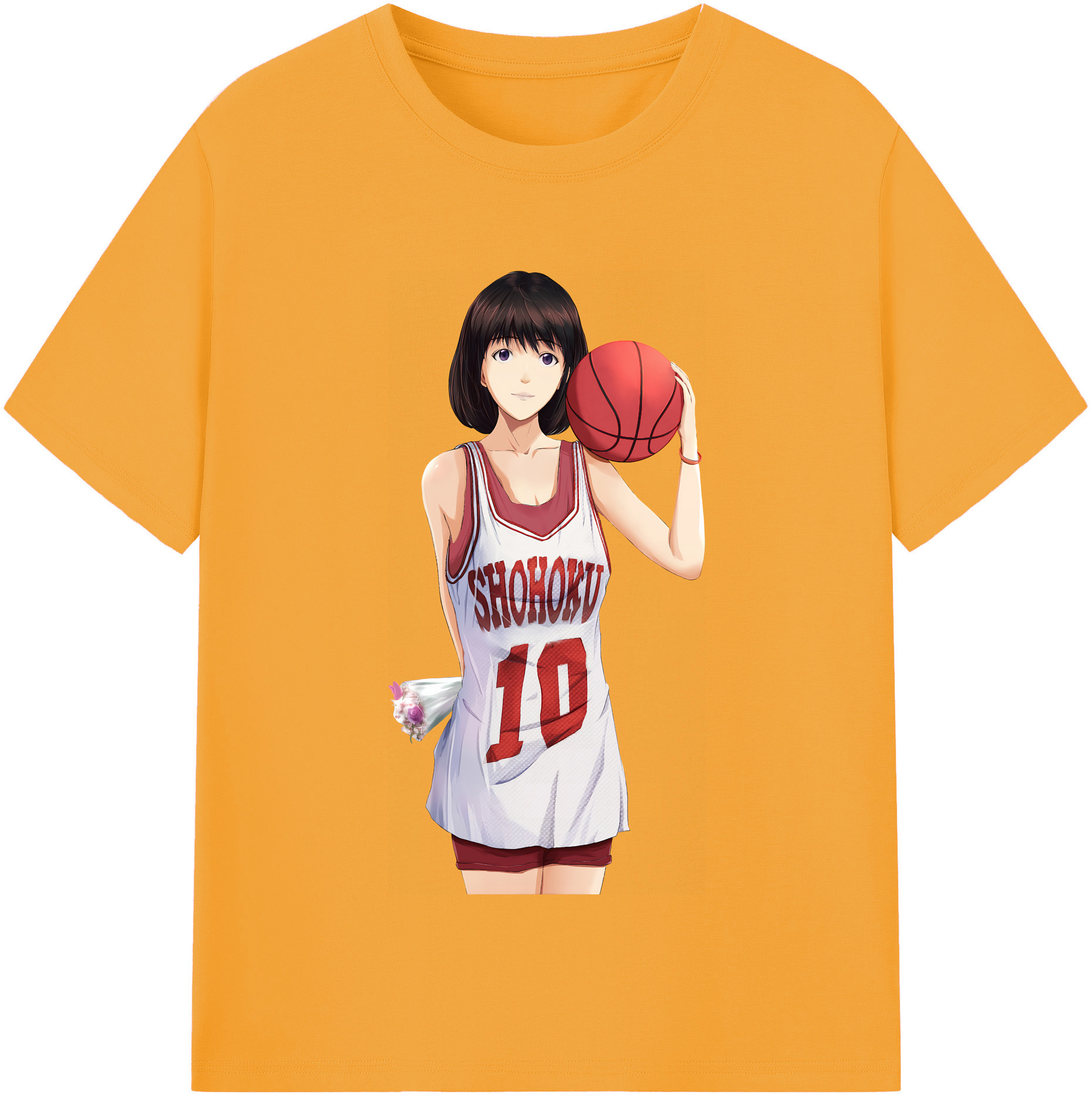 （画像用） SLAM DUNK／スラムダンク レディースカジュアルプリントTシャツ（綿100％）