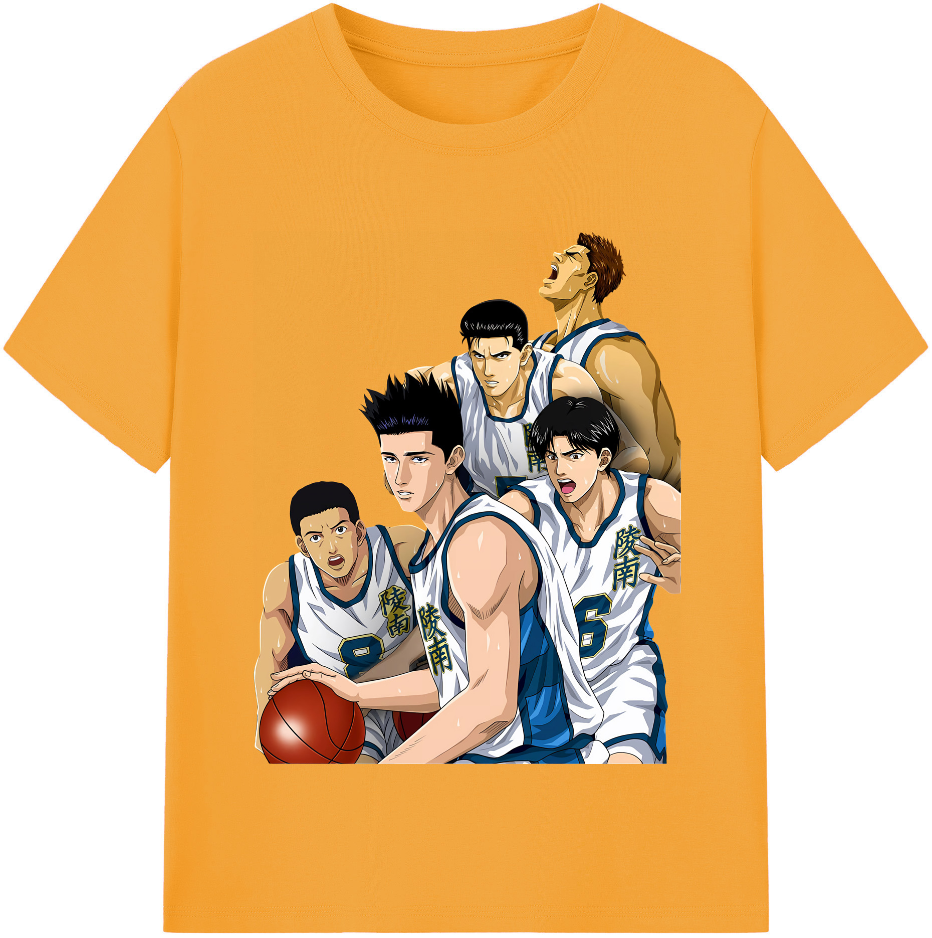 （画像用） SLAM DUNK／スラムダンク レディースカジュアルプリントTシャツ（綿100％）