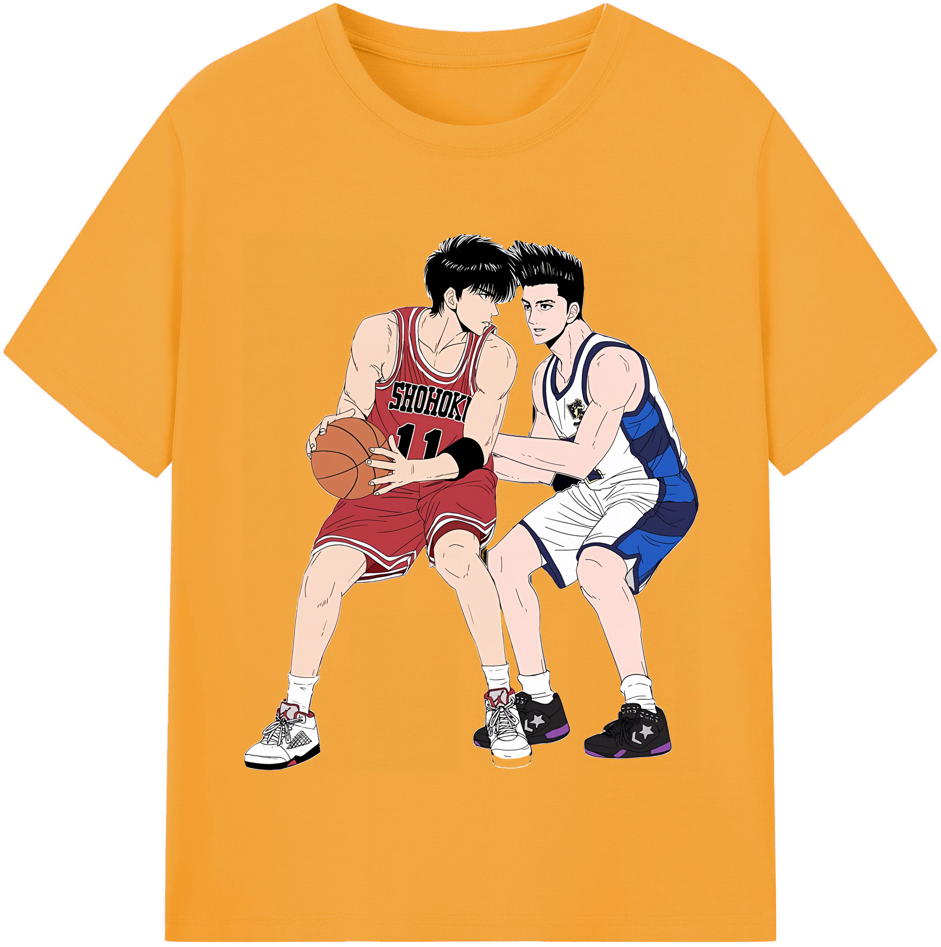 （画像用） SLAM DUNK／スラムダンク レディースカジュアルプリントTシャツ（綿100％）