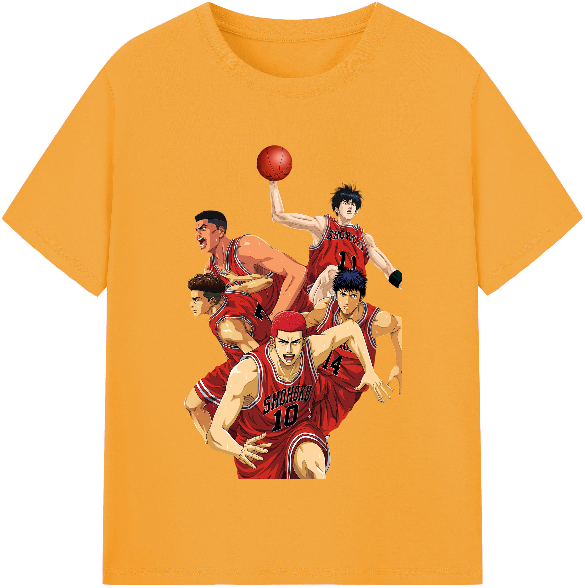 （画像用） SLAM DUNK／スラムダンク レディースカジュアルプリントTシャツ（綿100％）