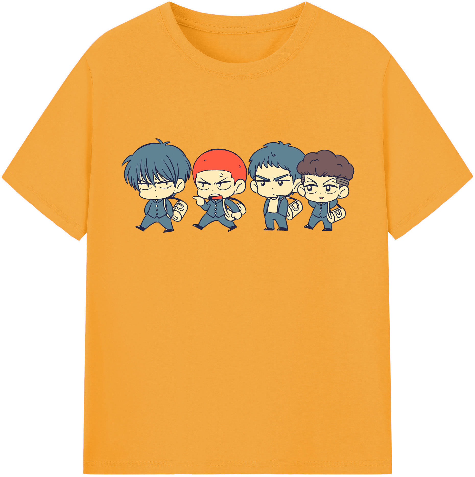 （画像用） SLAM DUNK／スラムダンク レディースカジュアルプリントTシャツ（綿100％）