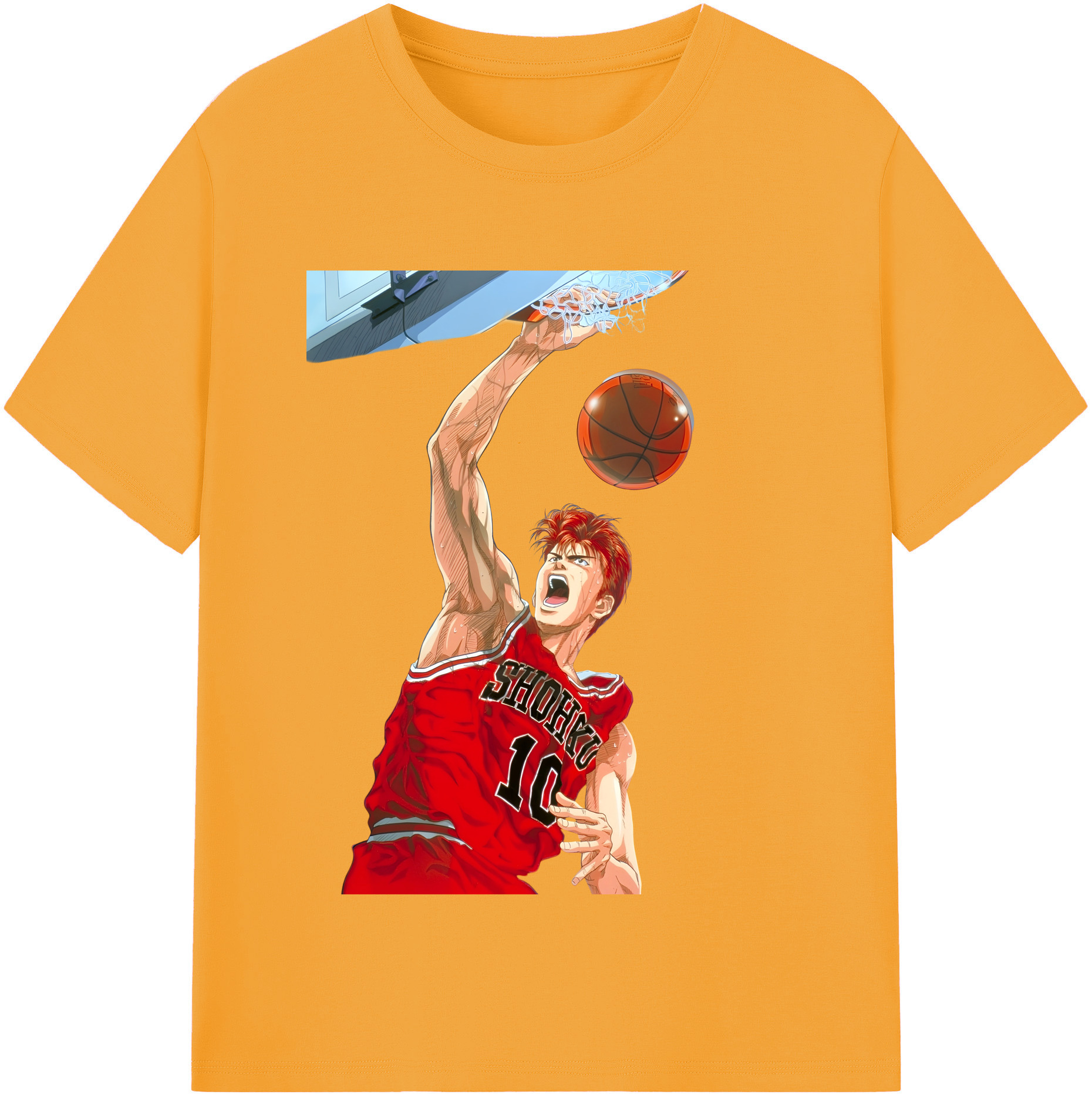（画像用） SLAM DUNK／スラムダンク レディースカジュアルプリントTシャツ（綿100％）
