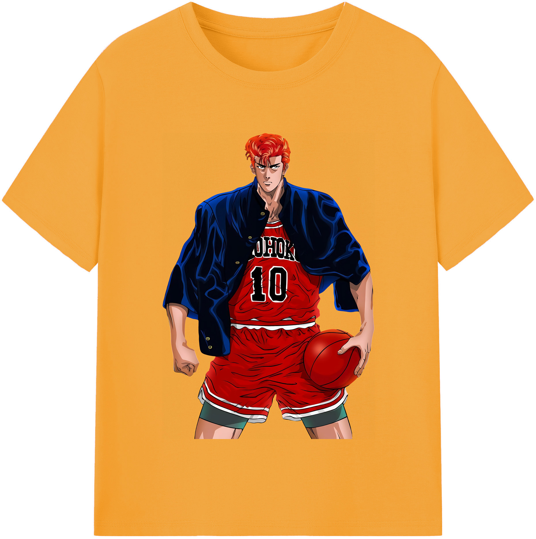 （画像用） SLAM DUNK／スラムダンク レディースカジュアルプリントTシャツ（綿100％）