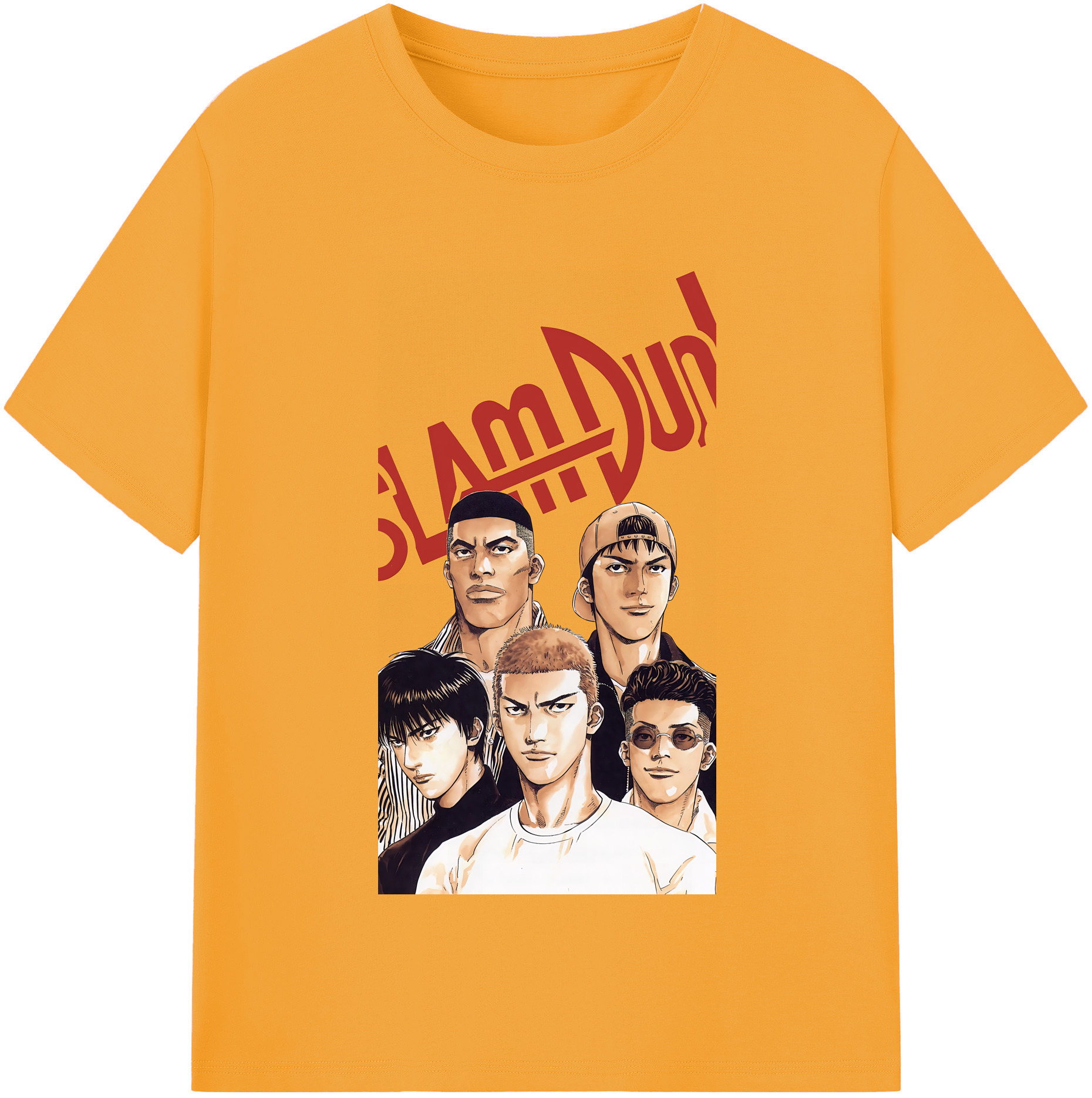 （画像用） SLAM DUNK／スラムダンク レディースカジュアルプリントTシャツ（綿100％）