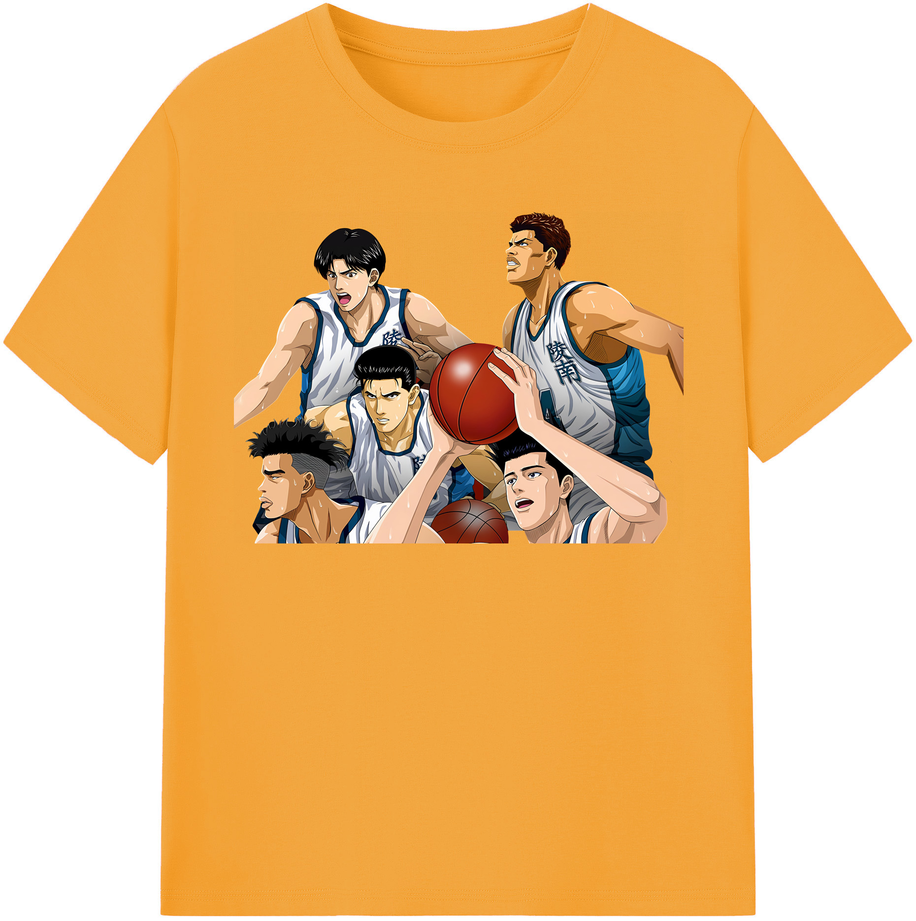 （画像用） SLAM DUNK／スラムダンク レディースカジュアルプリントTシャツ（綿100％）