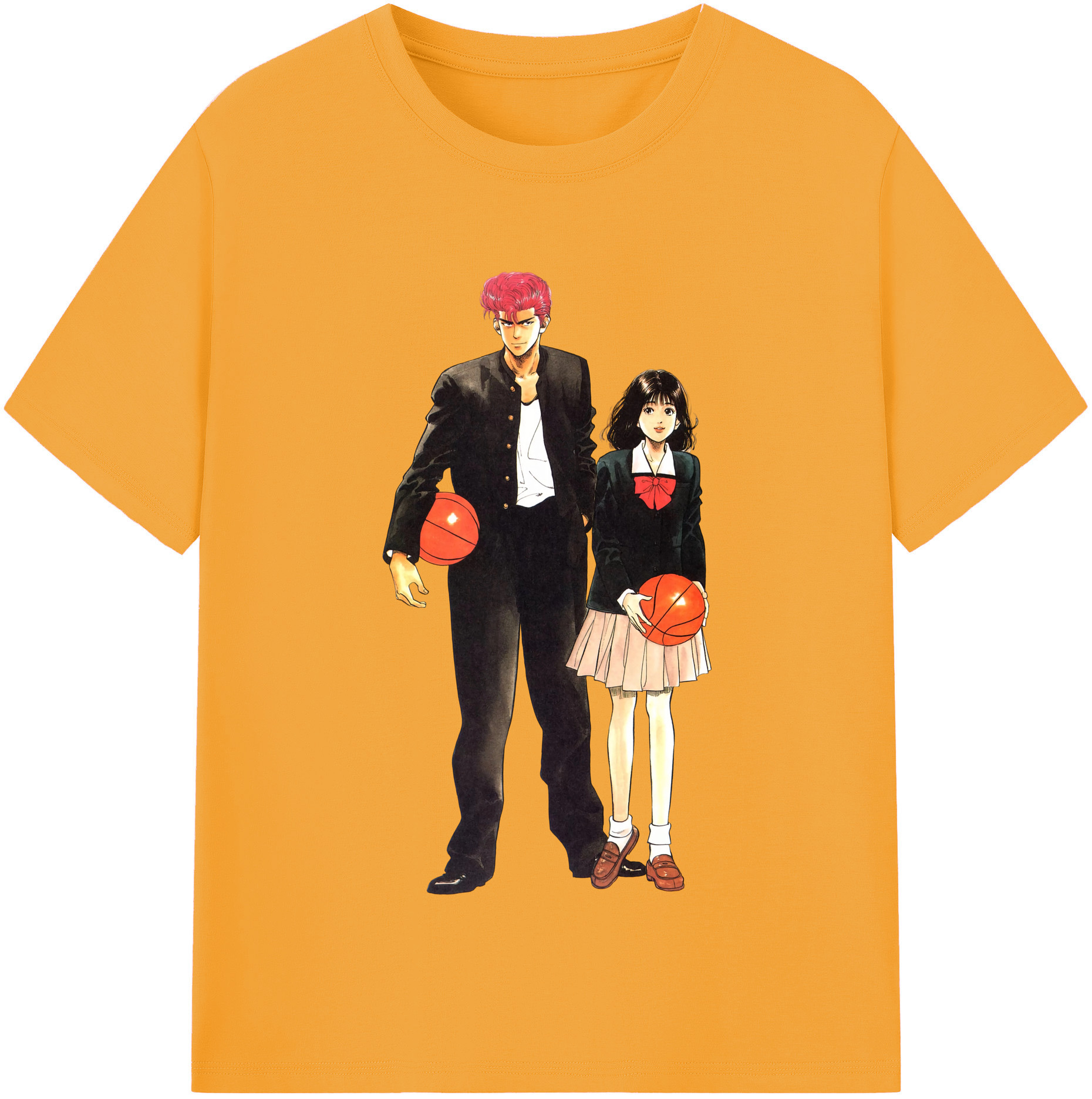 （画像用） SLAM DUNK／スラムダンク レディースカジュアルプリントTシャツ（綿100％）