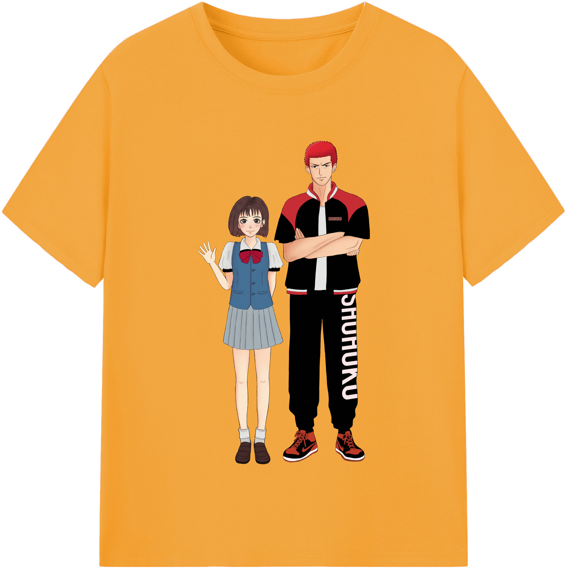 （画像用） SLAM DUNK／スラムダンク レディースカジュアルプリントTシャツ（綿100％）