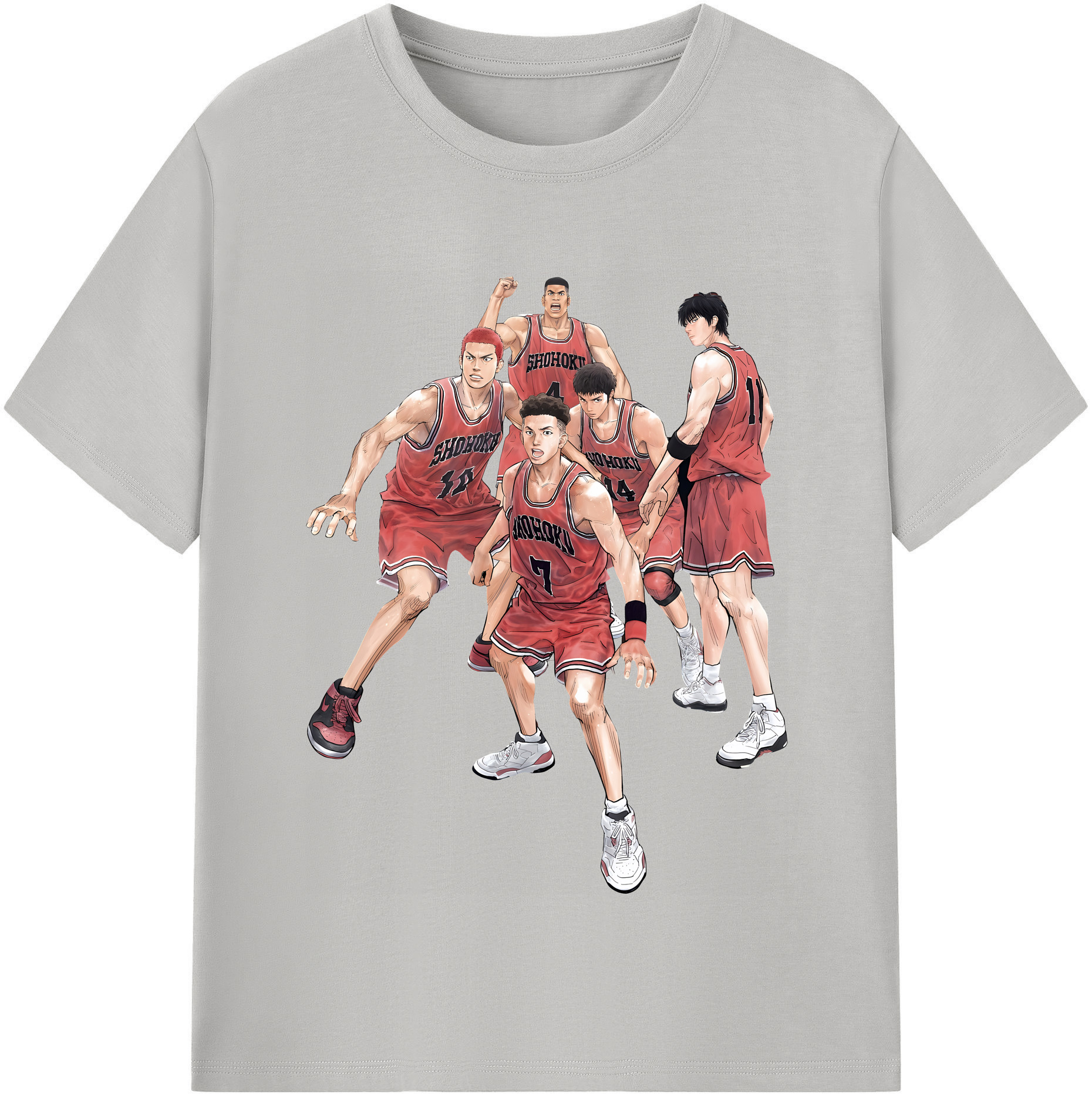 （画像用） SLAM DUNK／スラムダンク レディースカジュアルプリントTシャツ（綿100％）