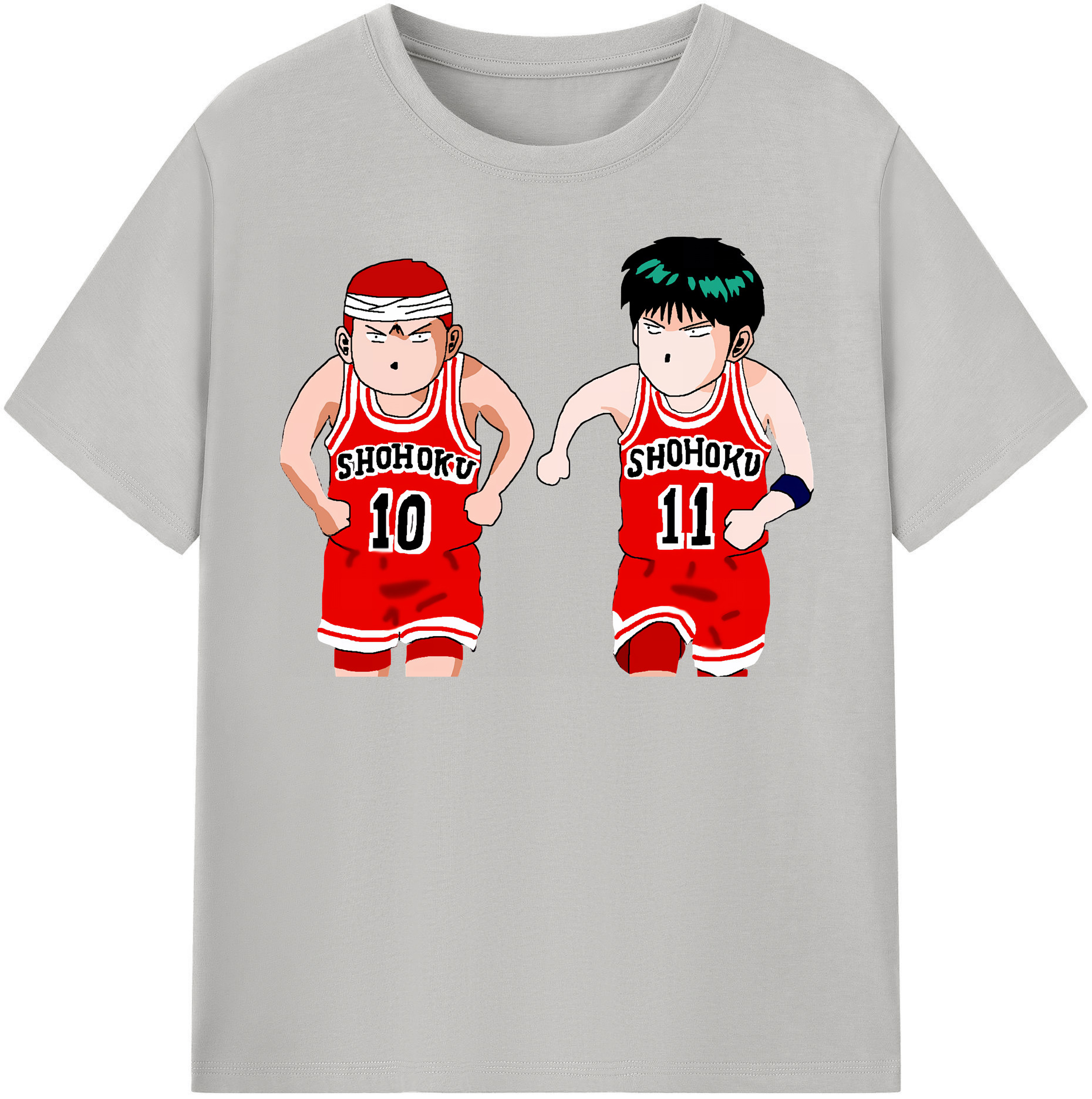（画像用） SLAM DUNK／スラムダンク レディースカジュアルプリントTシャツ（綿100％）