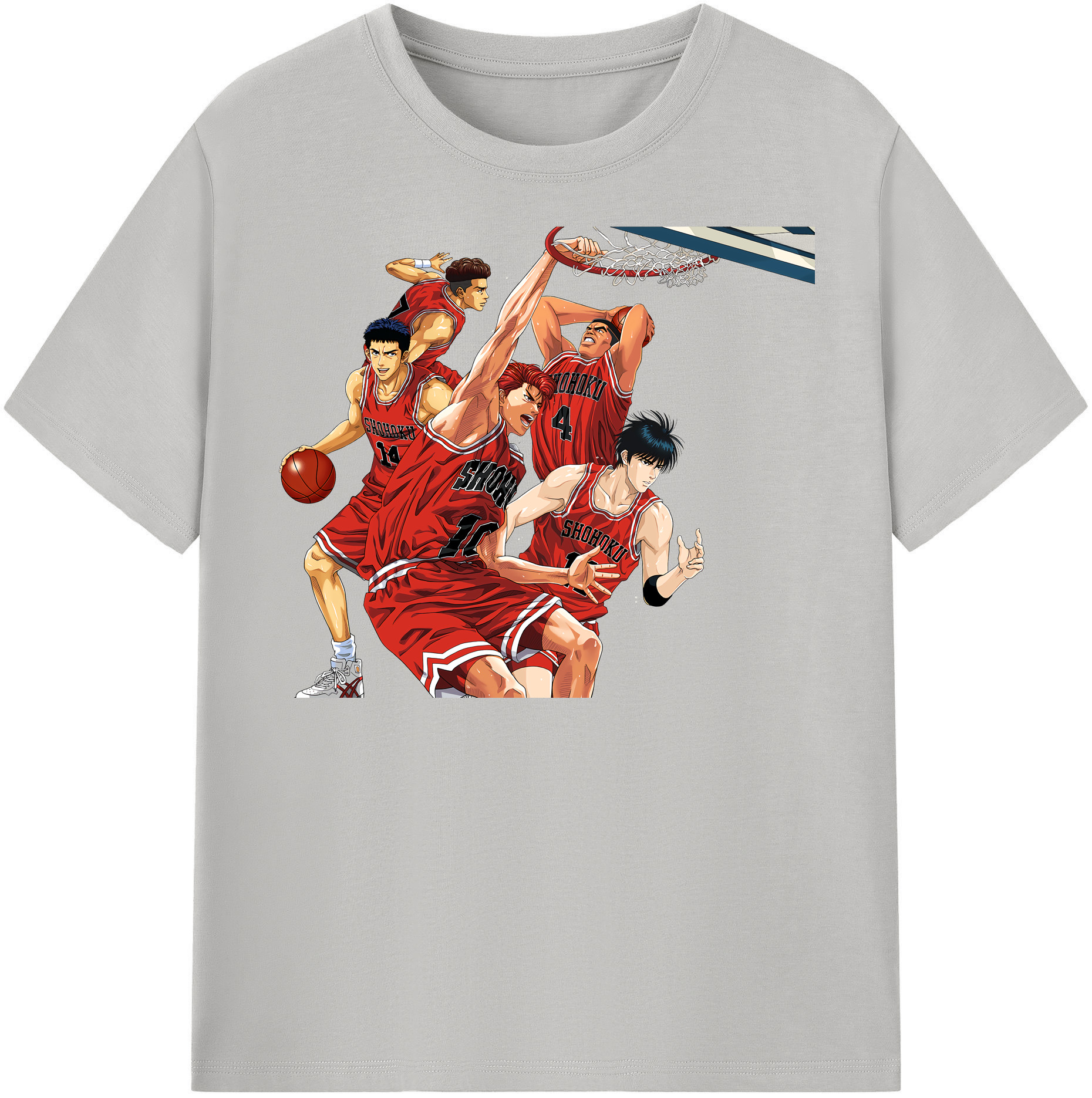 （画像用） SLAM DUNK／スラムダンク レディースカジュアルプリントTシャツ（綿100％）