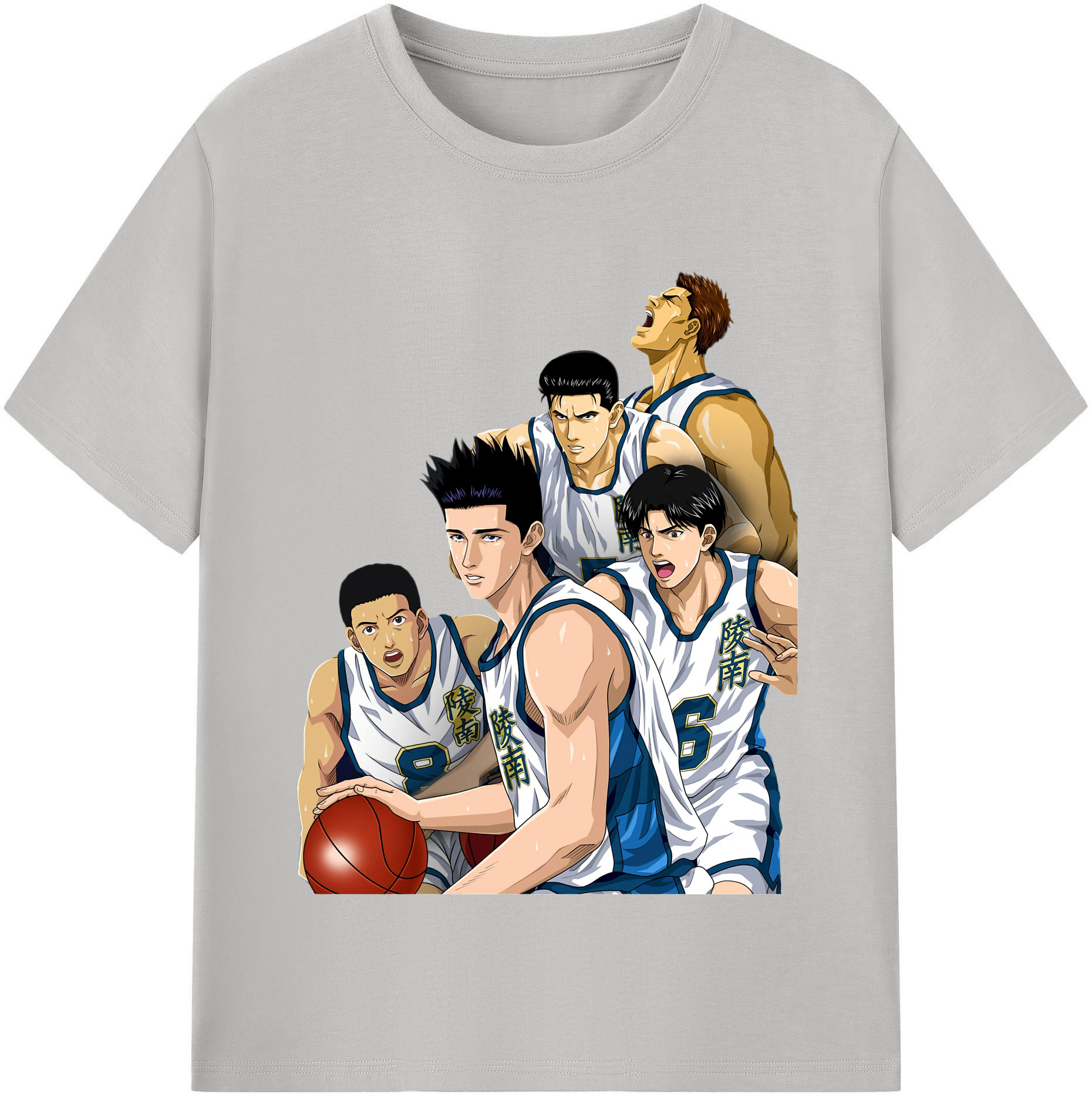 （画像用） SLAM DUNK／スラムダンク レディースカジュアルプリントTシャツ（綿100％）