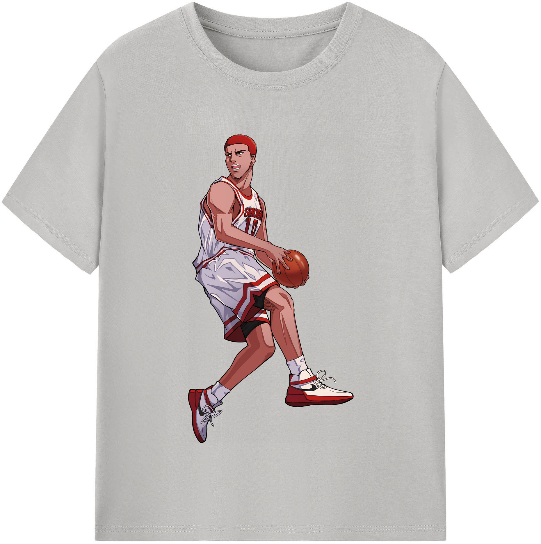 （画像用） SLAM DUNK／スラムダンク レディースカジュアルプリントTシャツ（綿100％）