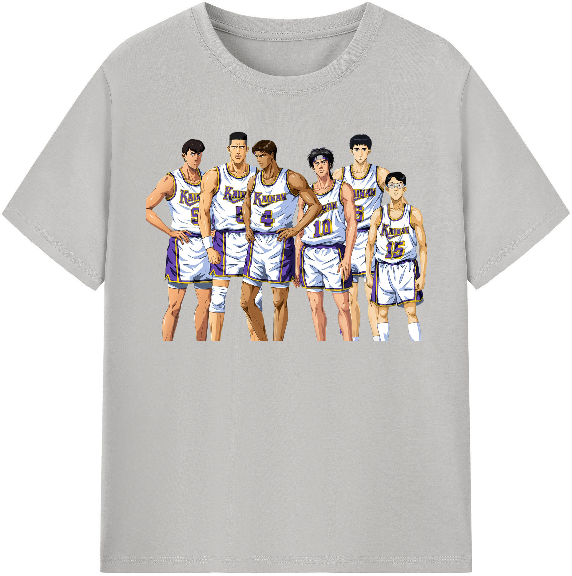 （画像用） SLAM DUNK／スラムダンク レディースカジュアルプリントTシャツ（綿100％）