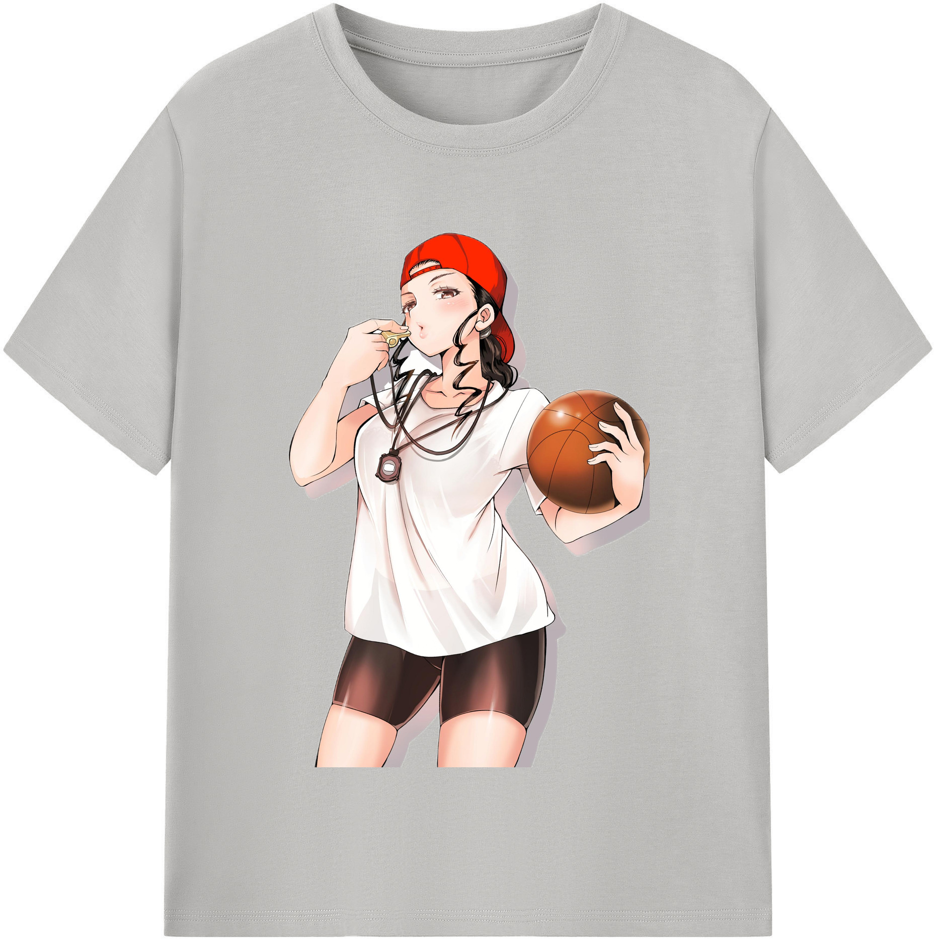 （画像用） SLAM DUNK／スラムダンク レディースカジュアルプリントTシャツ（綿100％）