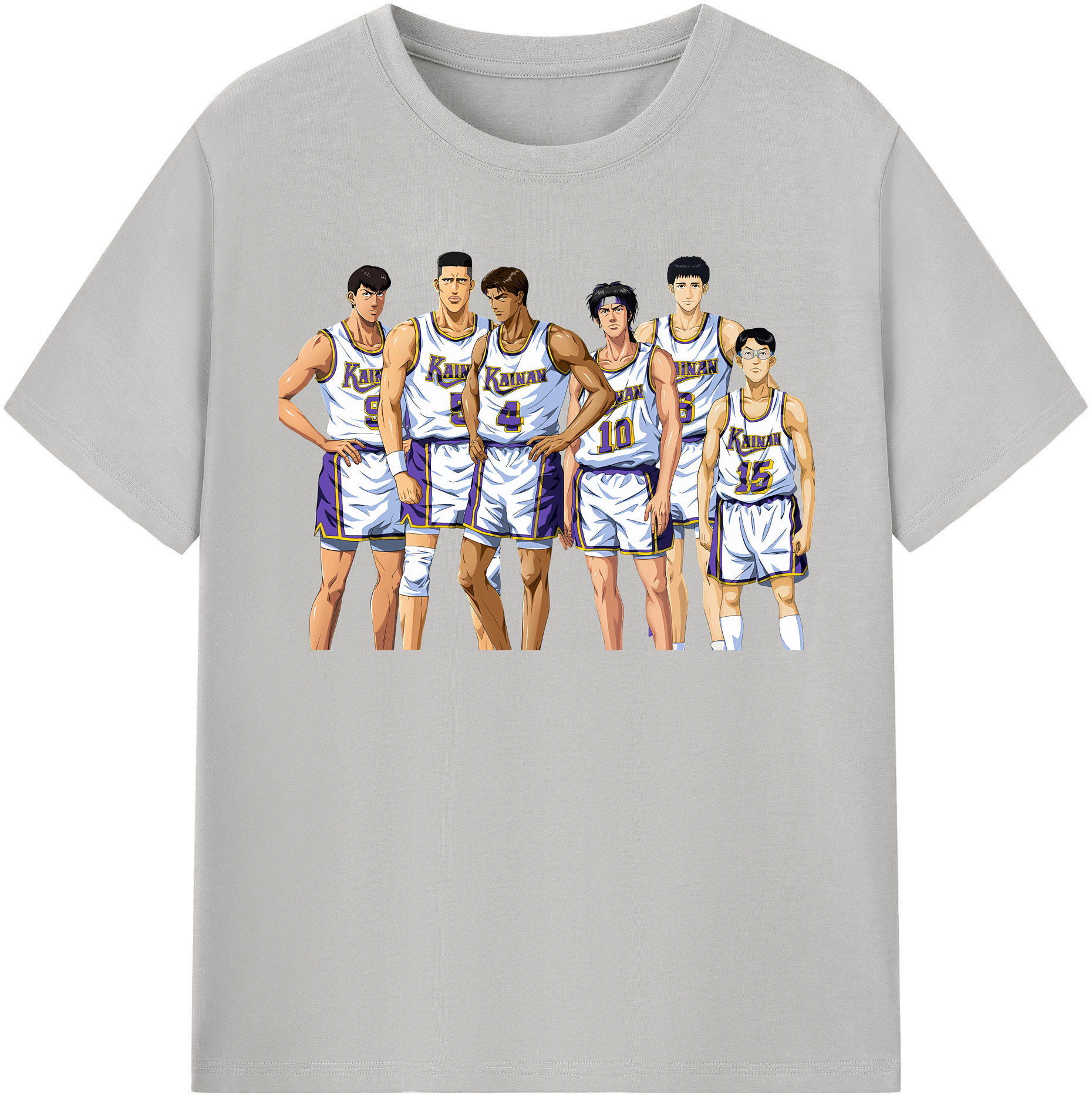 （画像用） SLAM DUNK／スラムダンク レディースカジュアルプリントTシャツ（綿100％）