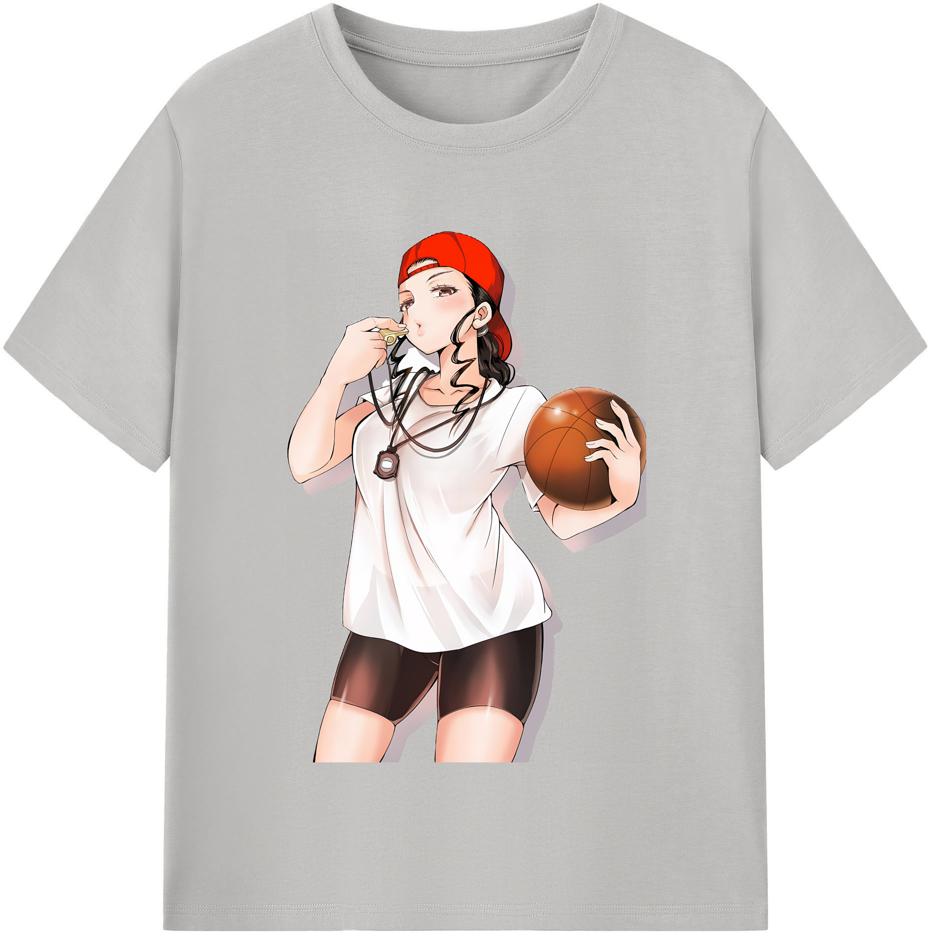 （画像用） SLAM DUNK／スラムダンク レディースカジュアルプリントTシャツ（綿100％）