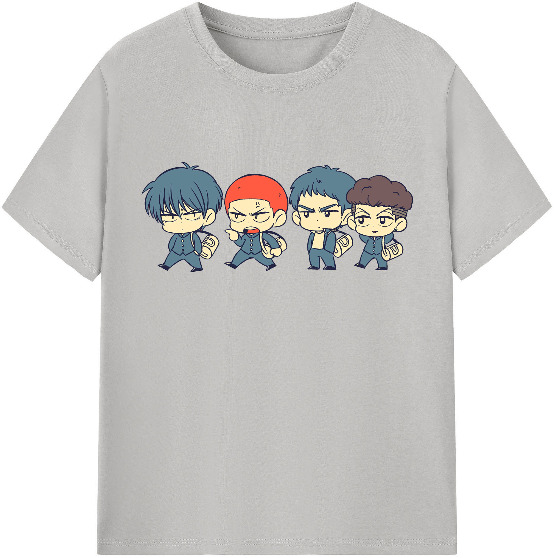 （画像用） SLAM DUNK／スラムダンク レディースカジュアルプリントTシャツ（綿100％）