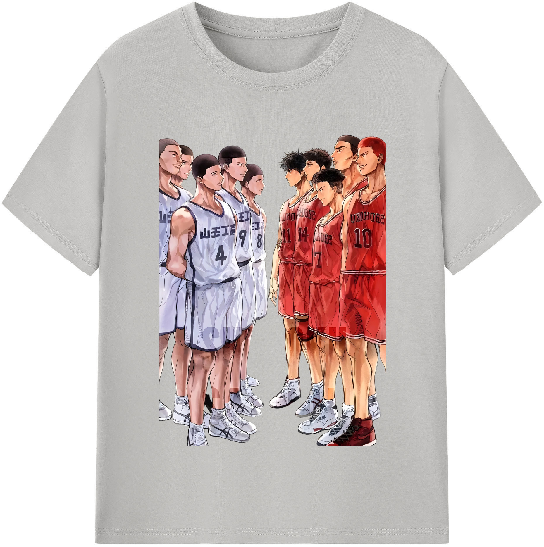 （画像用） SLAM DUNK／スラムダンク レディースカジュアルプリントTシャツ（綿100％）