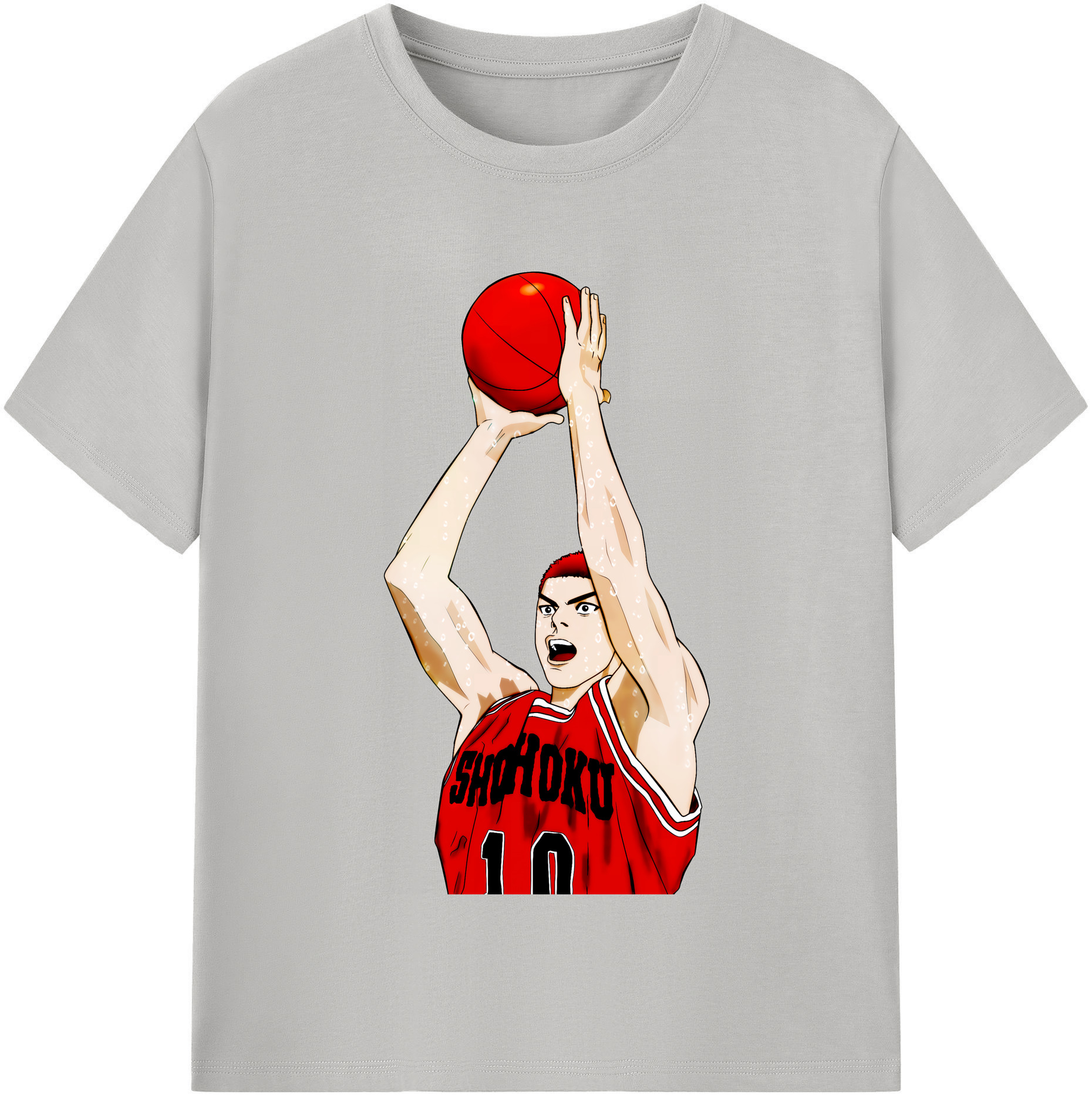 （画像用） SLAM DUNK／スラムダンク レディースカジュアルプリントTシャツ（綿100％）