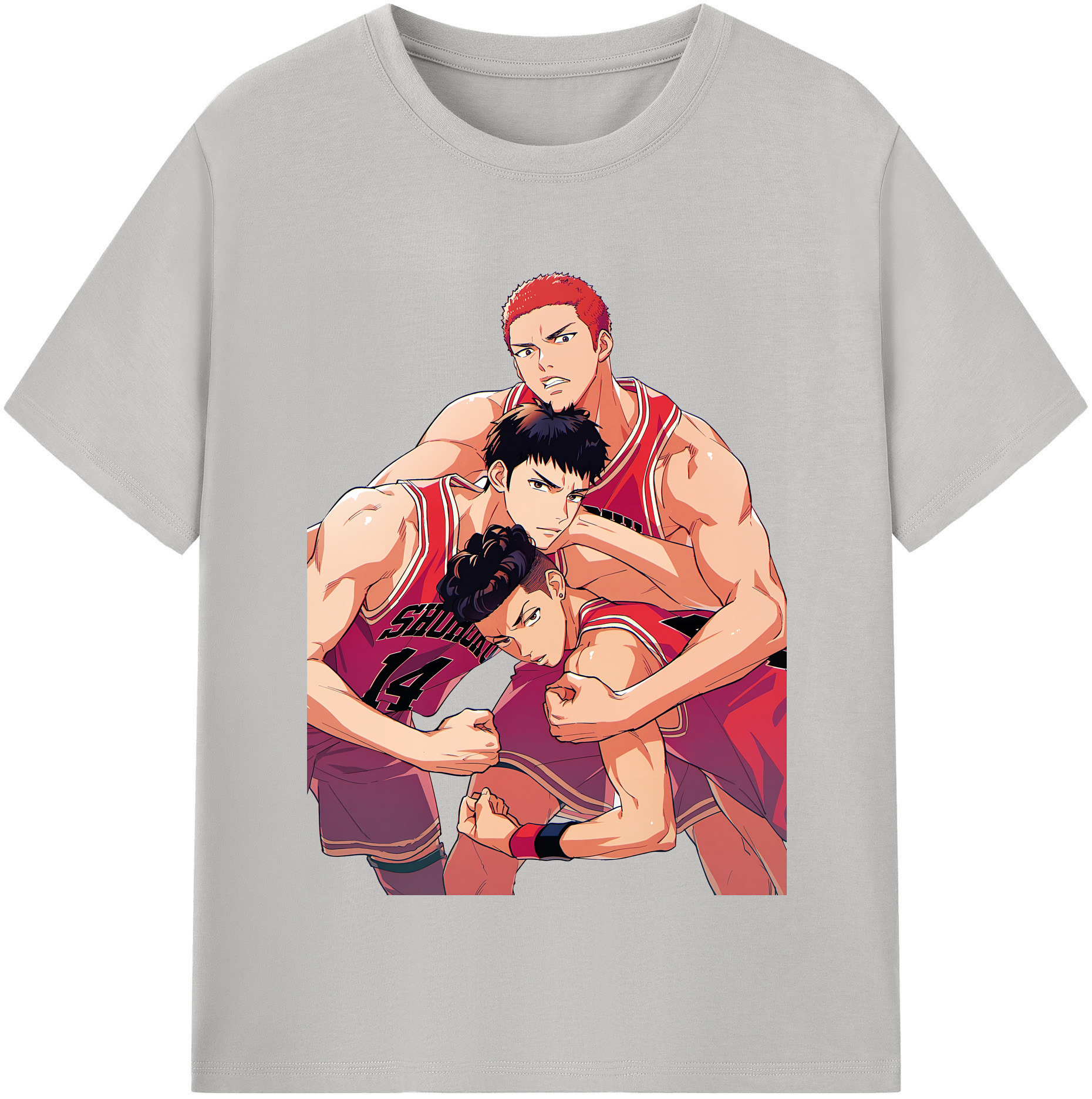 （画像用） SLAM DUNK／スラムダンク レディースカジュアルプリントTシャツ（綿100％）