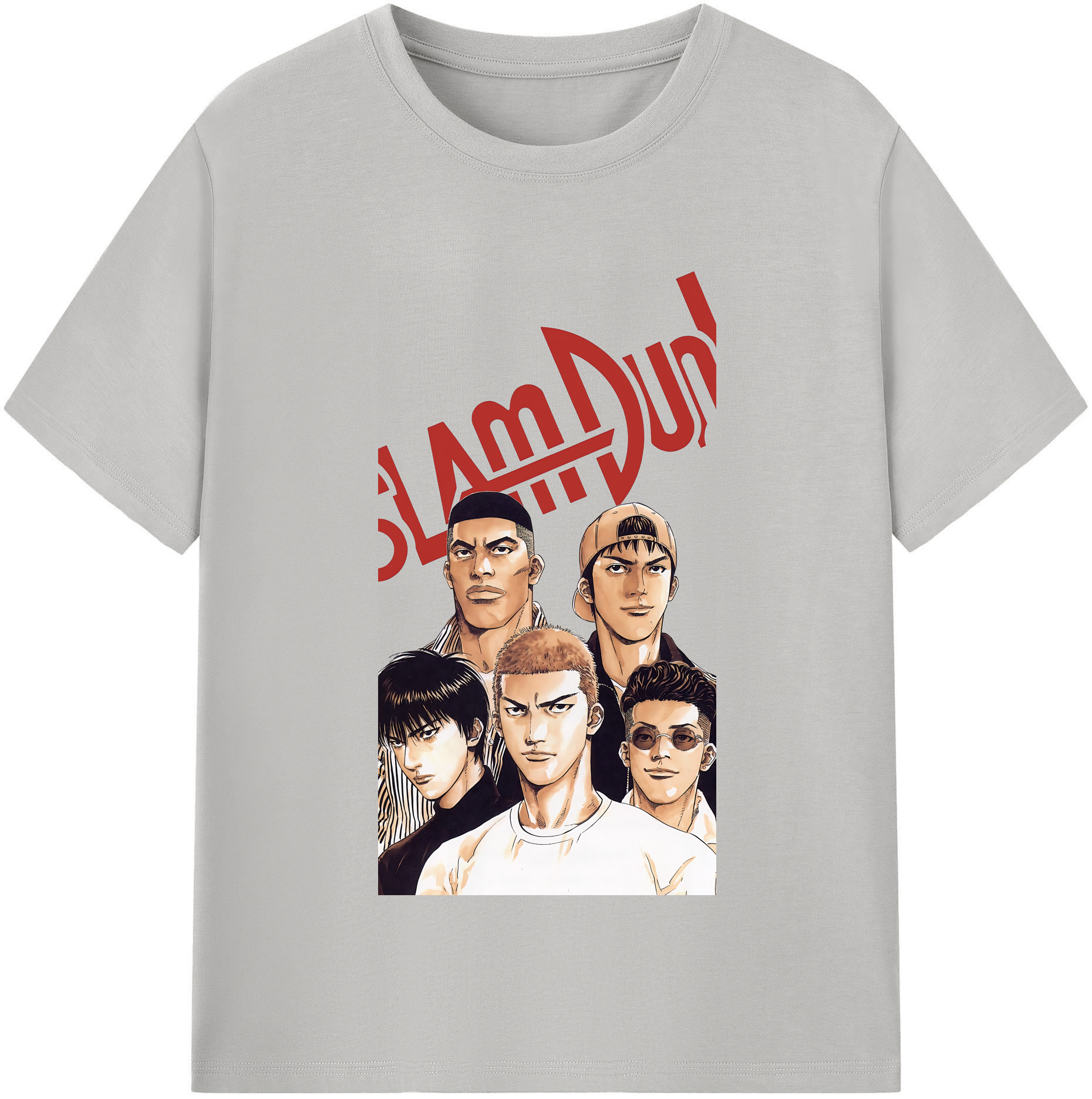 （画像用） SLAM DUNK／スラムダンク レディースカジュアルプリントTシャツ（綿100％）
