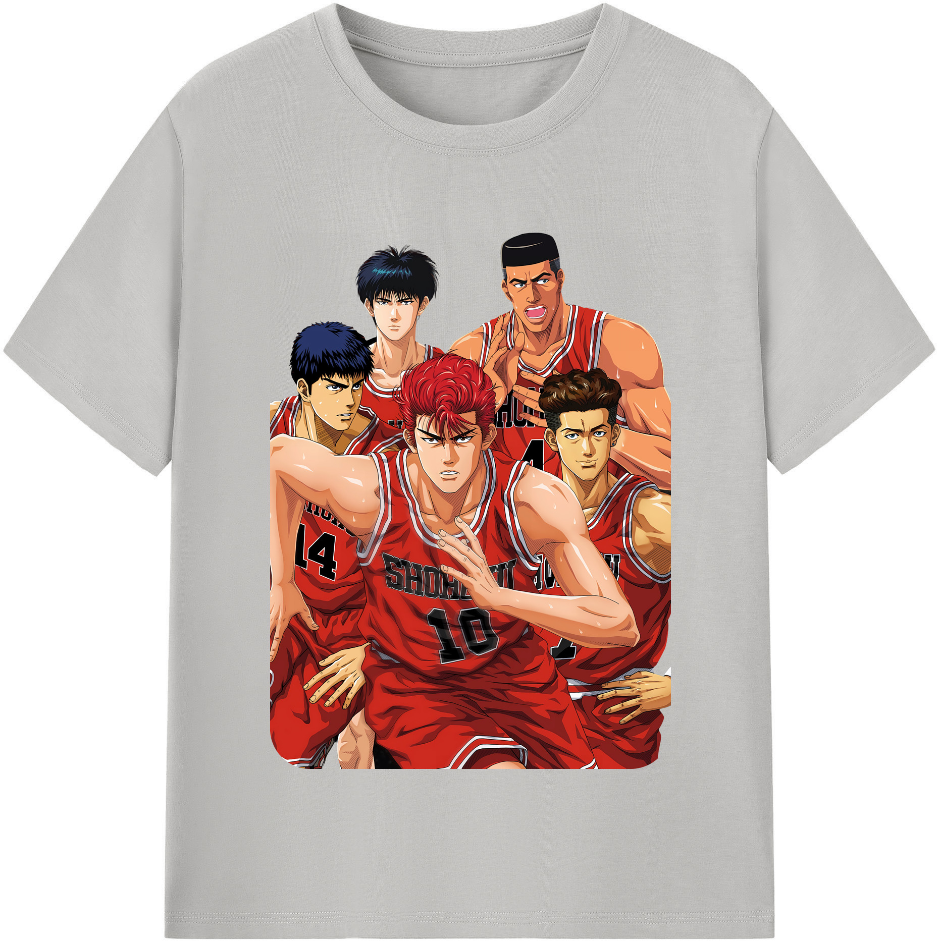 （画像用） SLAM DUNK／スラムダンク レディースカジュアルプリントTシャツ（綿100％）