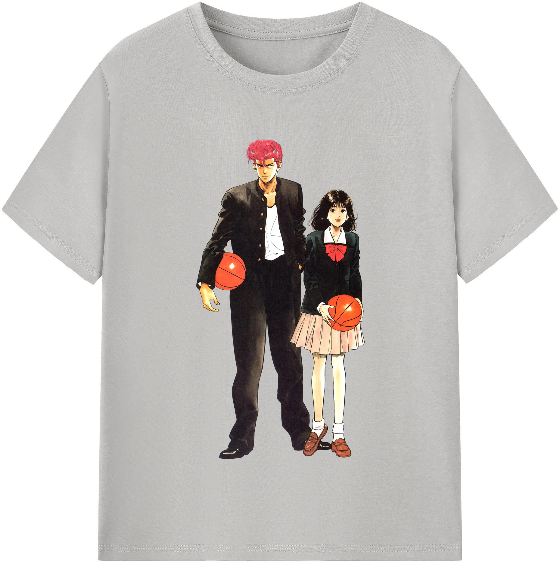 （画像用） SLAM DUNK／スラムダンク レディースカジュアルプリントTシャツ（綿100％）