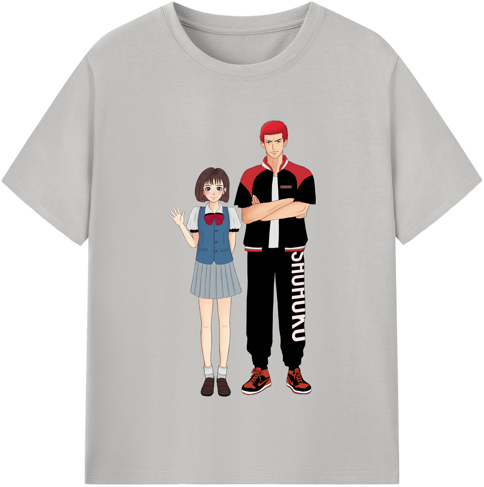 （画像用） SLAM DUNK／スラムダンク レディースカジュアルプリントTシャツ（綿100％）