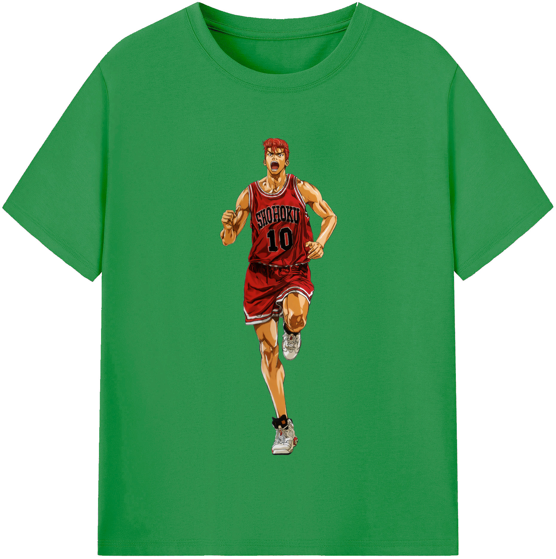 （画像用） SLAM DUNK／スラムダンク レディースカジュアルプリントTシャツ（綿100％）